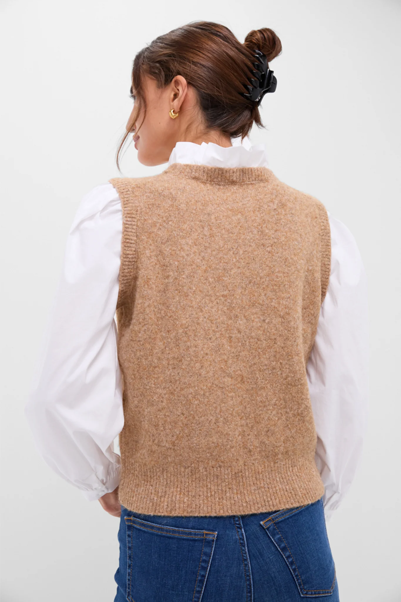 Desert Melange Ella Sweater Blouse - Image 4