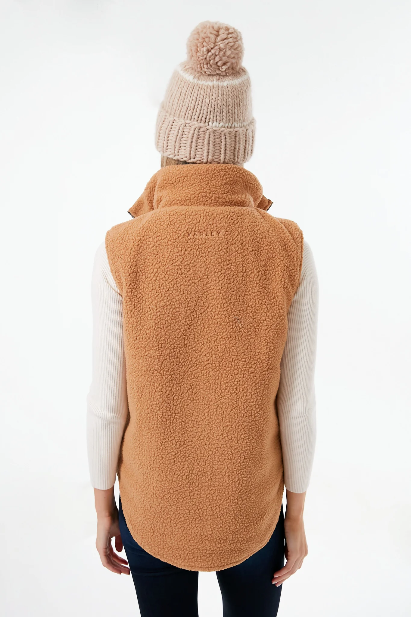 Desert Sand Ellis Reversible Quilt Gilet - Image 4