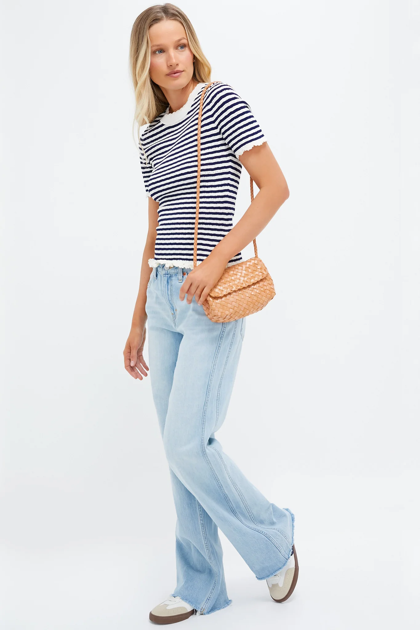 Desert Sand Vinnie Woven Crossbody - Image 3