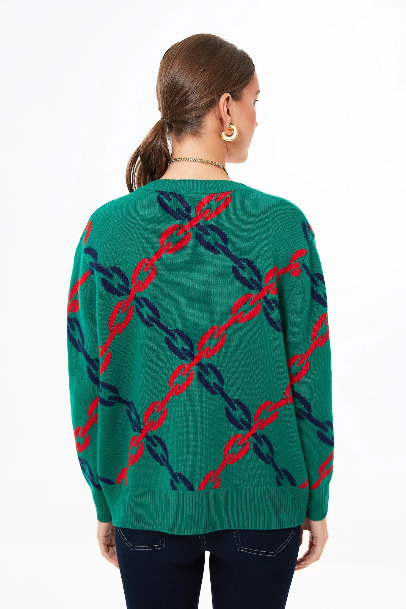 Diagonal Chains Papi Cardigan - Image 4