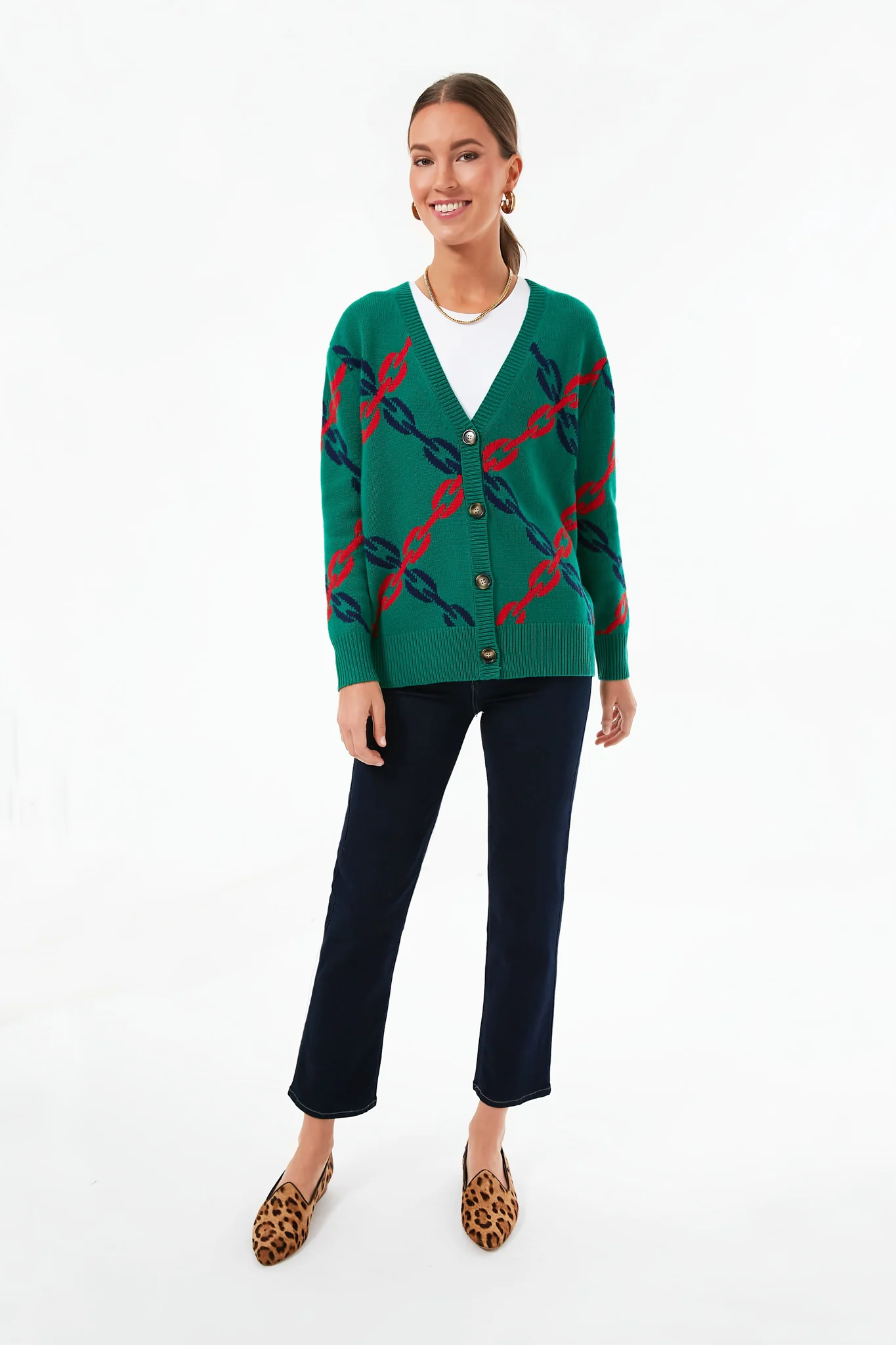 Diagonal Chains Papi Cardigan - Image 6