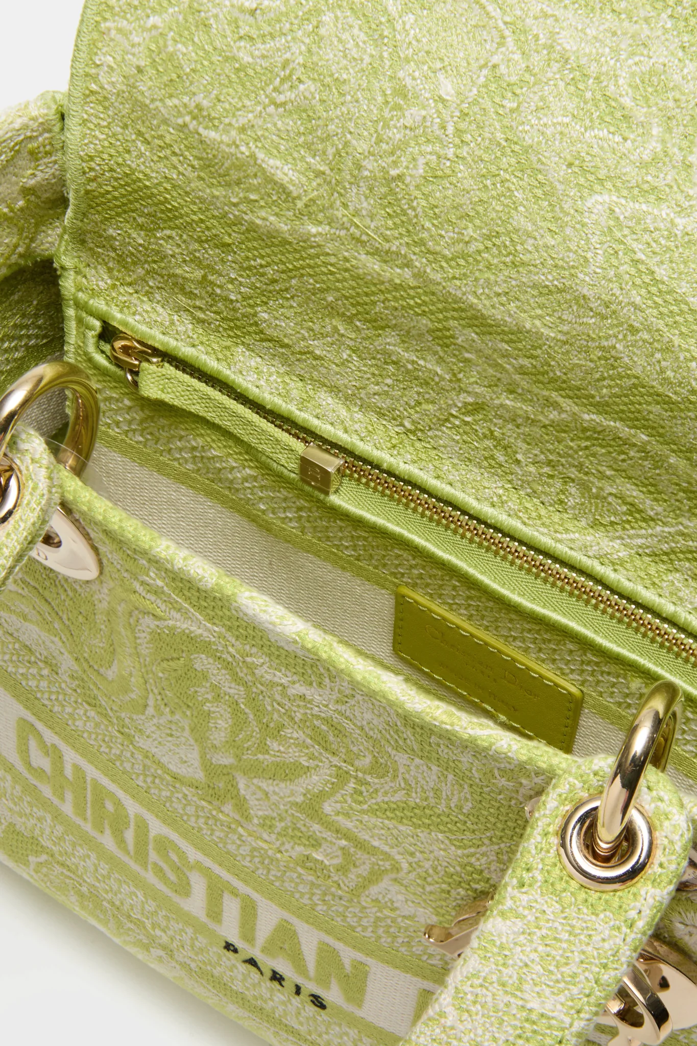 DIOR Embroidered Canvas Toile De Jouy Lady D-Lite Bag - Image 5