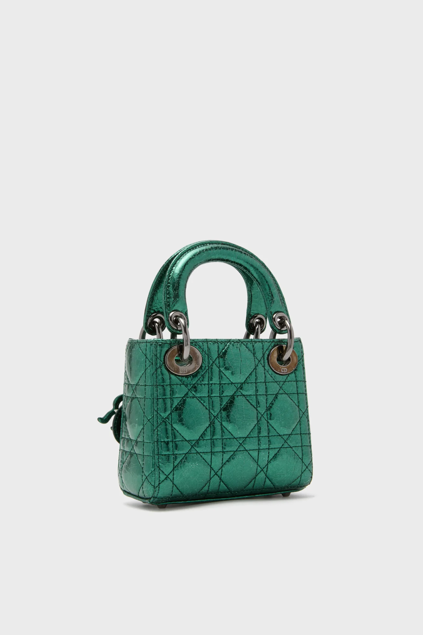 DIOR Green Lady Dior Shoulder Bag - Image 5