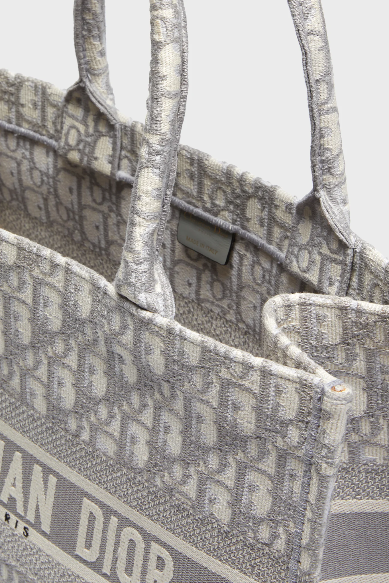 Dior Grey Oblique Medium Book Tote - Image 2