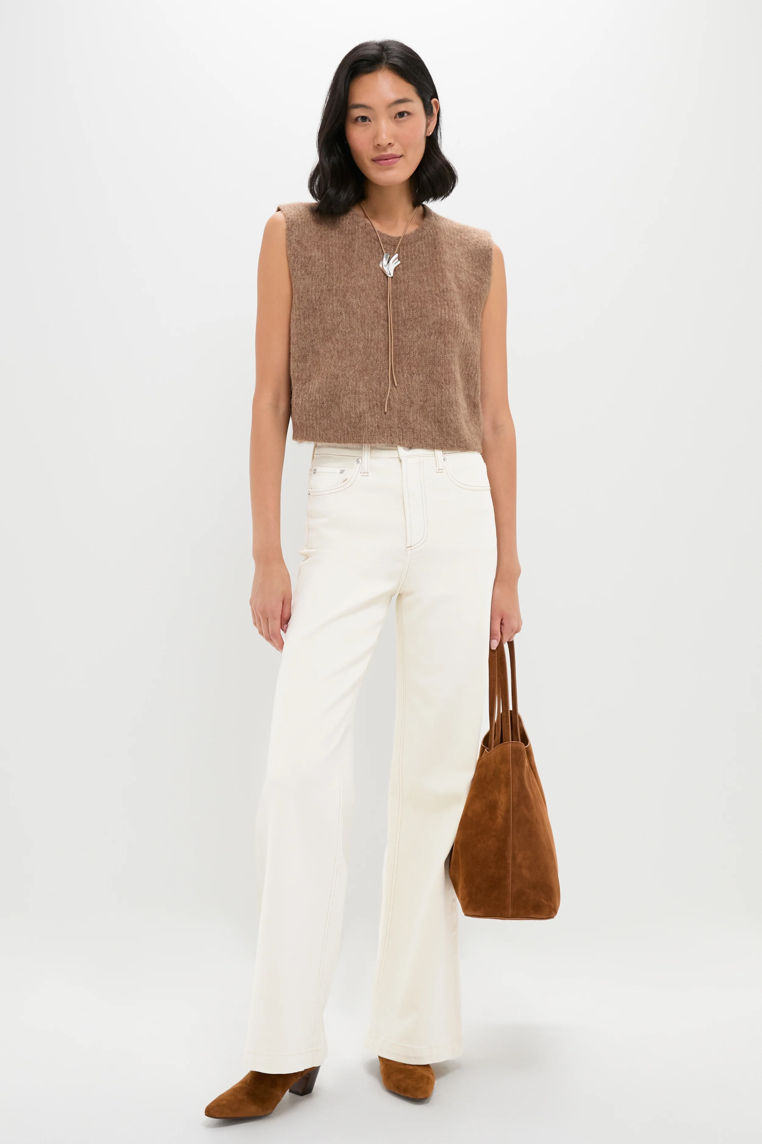 Doe Brushed Melange Sweater - Image 2