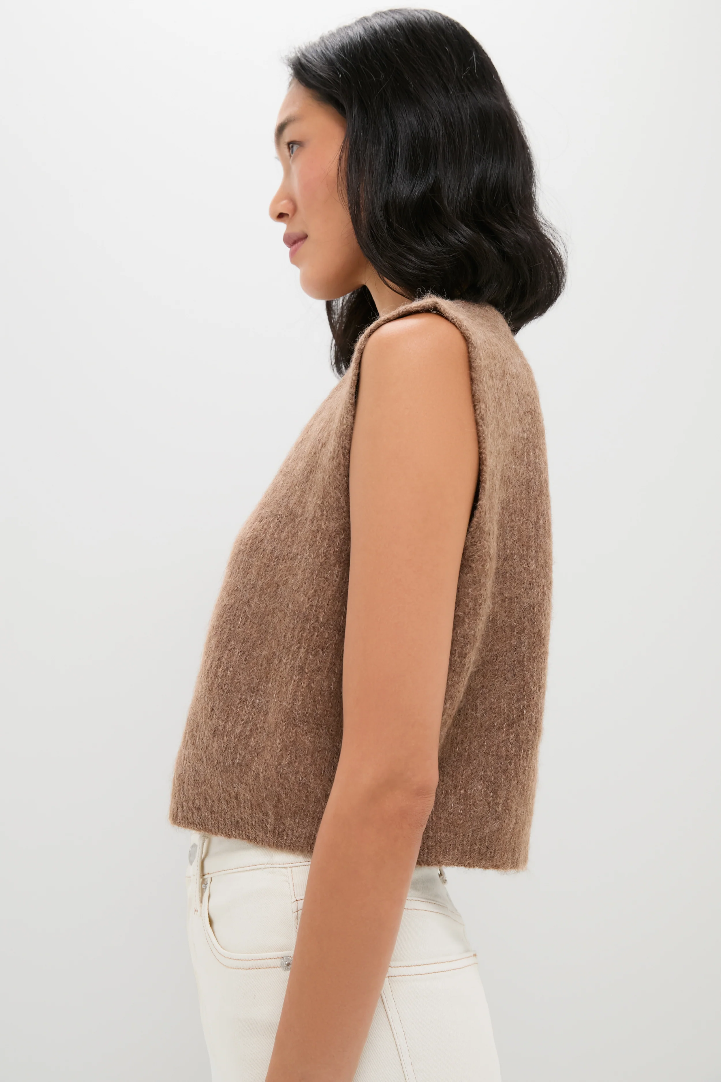 Doe Brushed Melange Sweater - Image 3