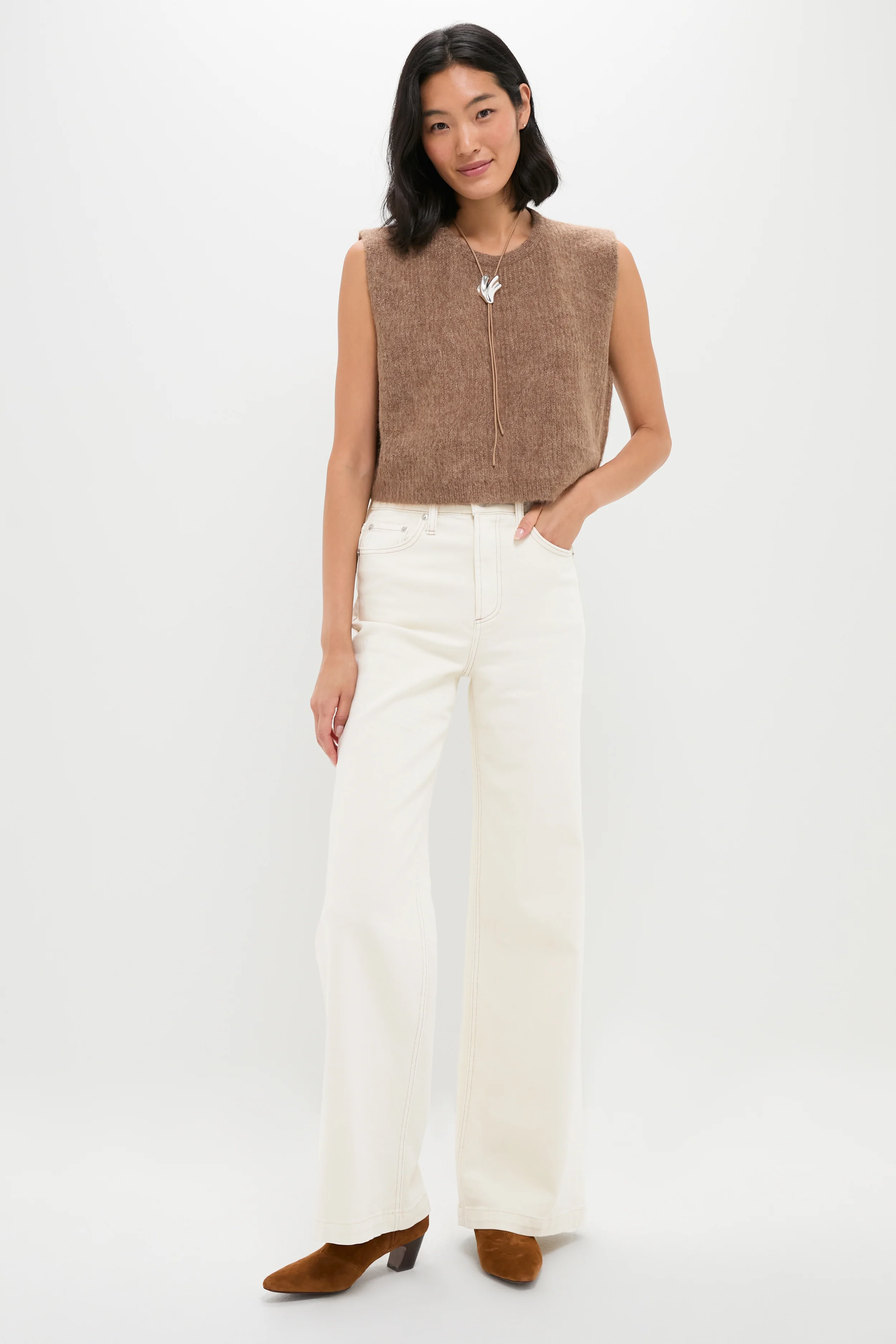 Doe Brushed Melange Sweater - Image 6