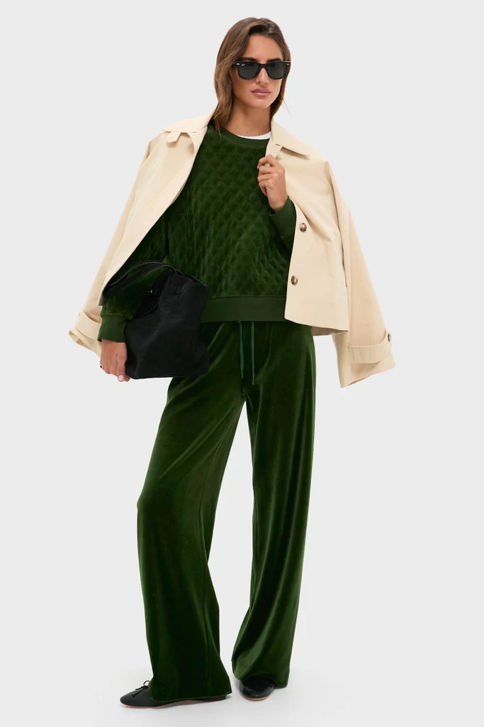 Douglas Fir Velour Bennett Pullover - Image 2