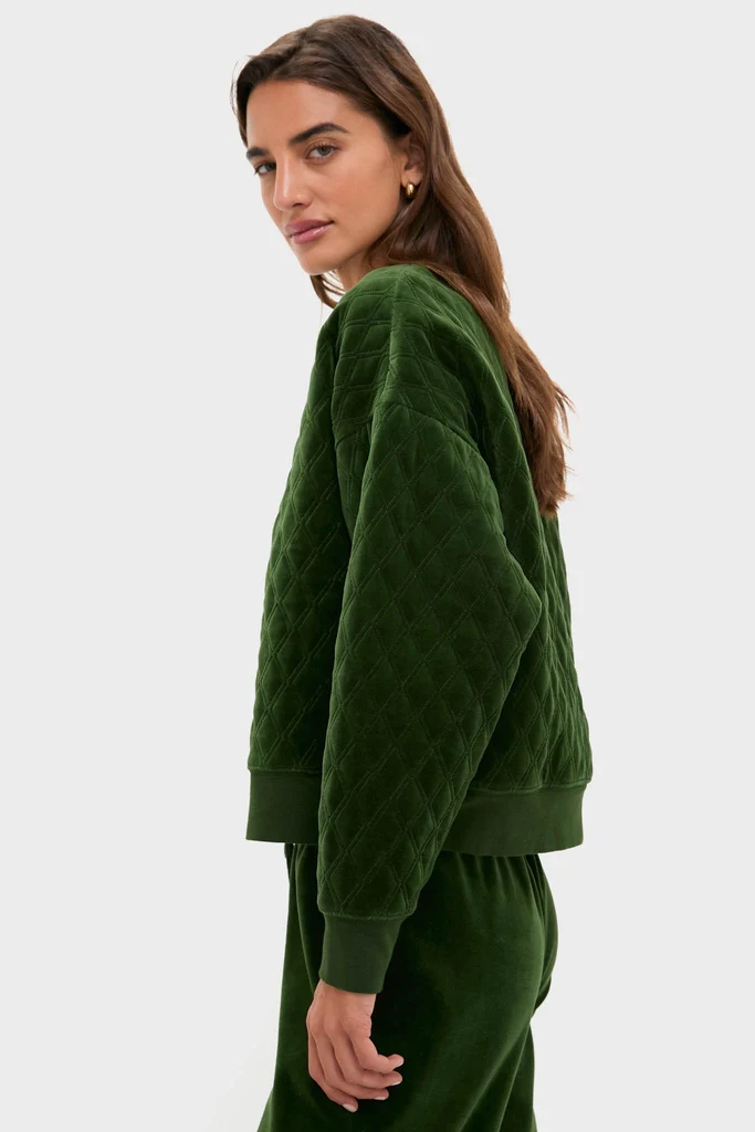 Douglas Fir Velour Bennett Pullover - Image 3