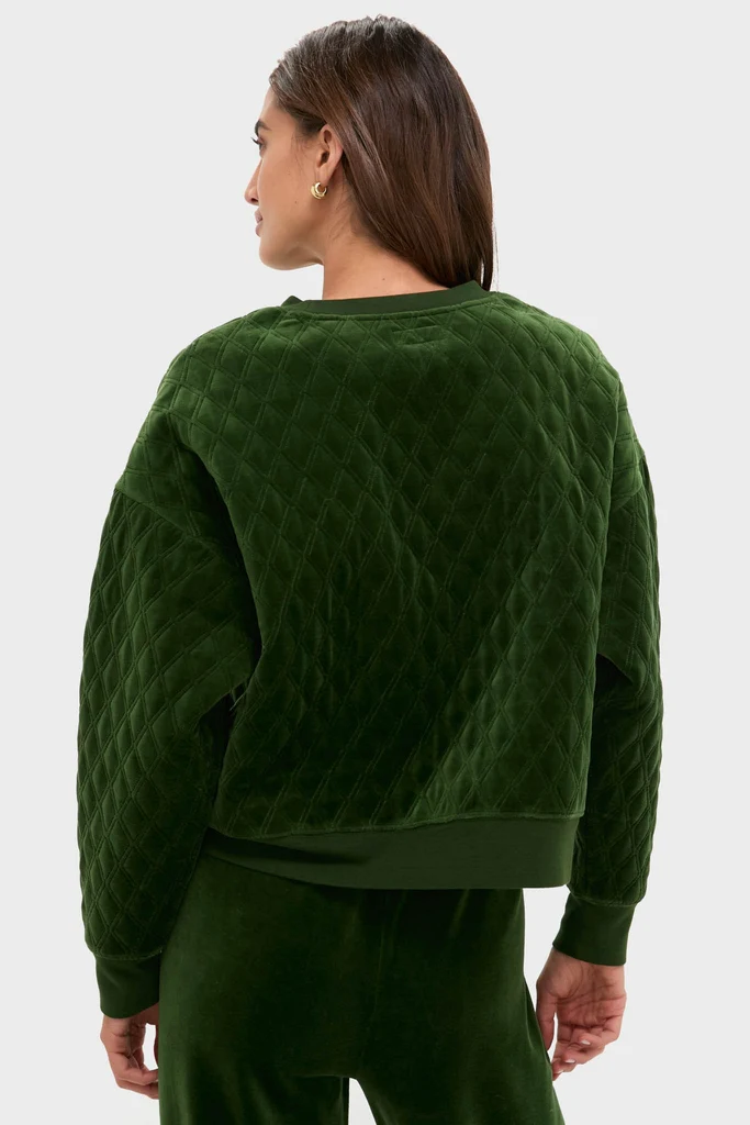 Douglas Fir Velour Bennett Pullover - Image 4