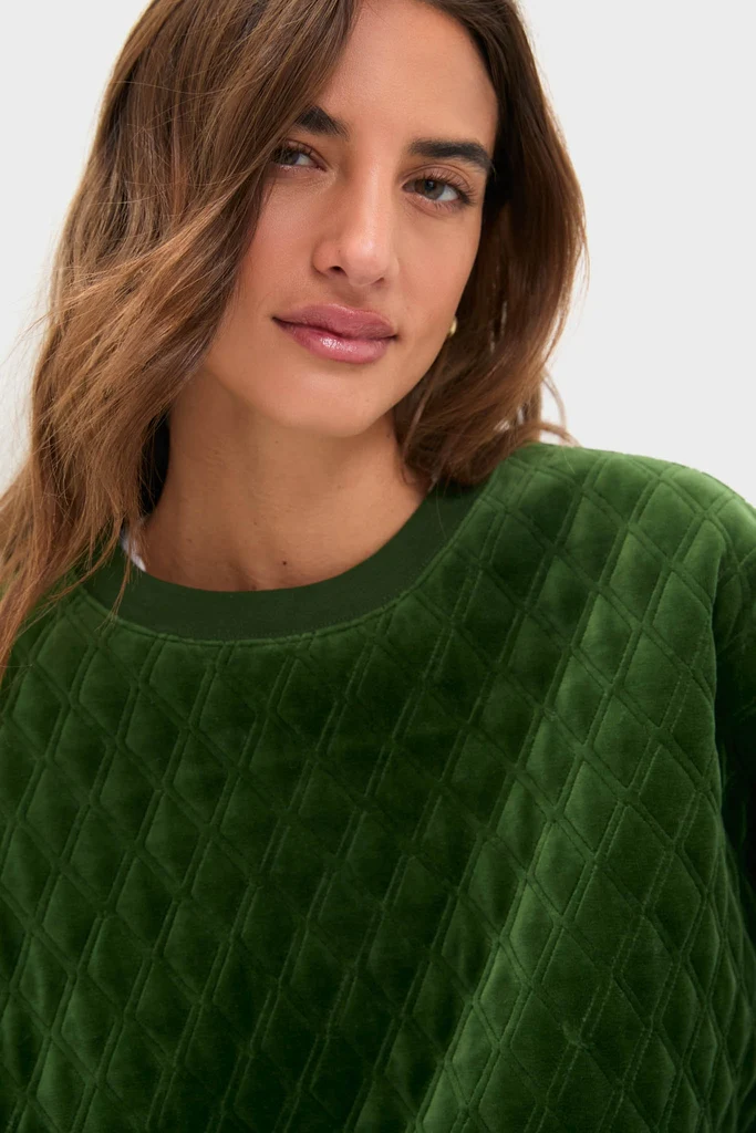 Douglas Fir Velour Bennett Pullover - Image 5