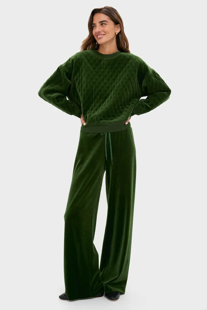 Douglas Fir Velour Bennett Pullover - Image 6