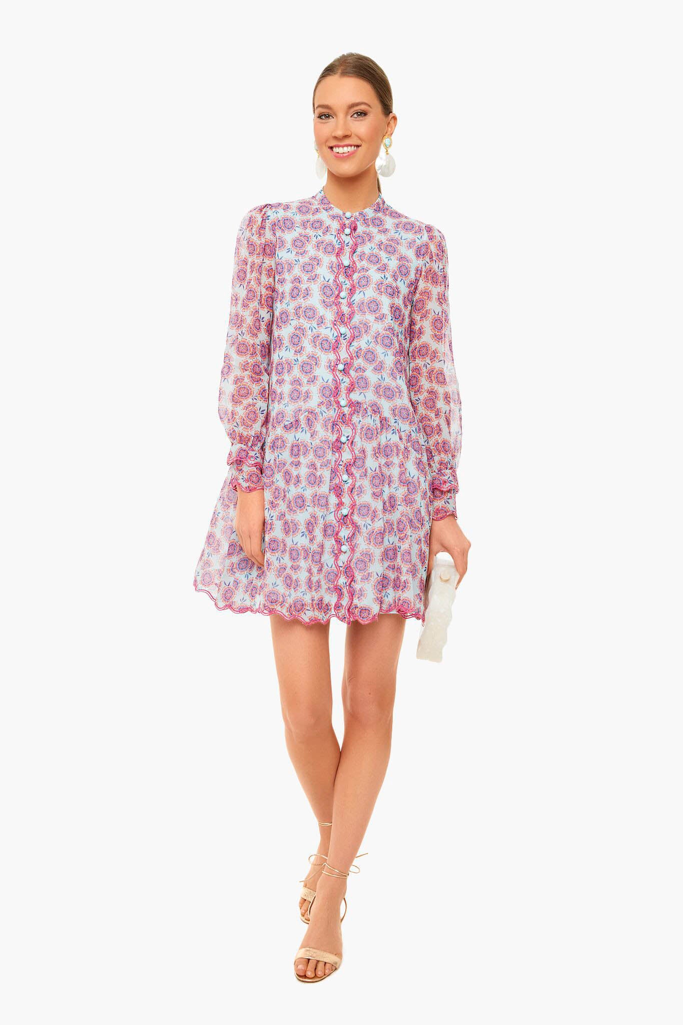 Dragonfruit Tilly Ruffle Eyelet Dress - Image 3