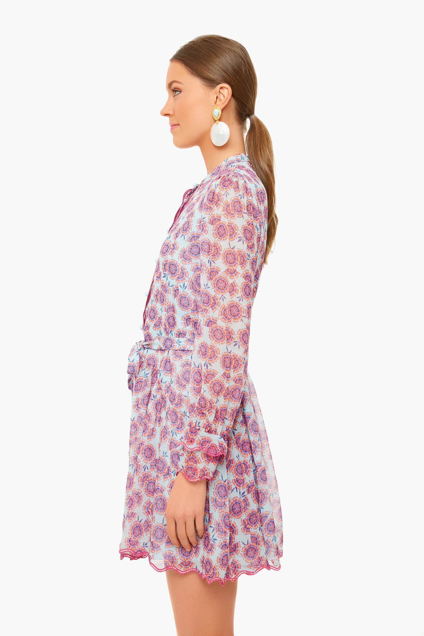 Dragonfruit Tilly Ruffle Eyelet Dress - Image 4
