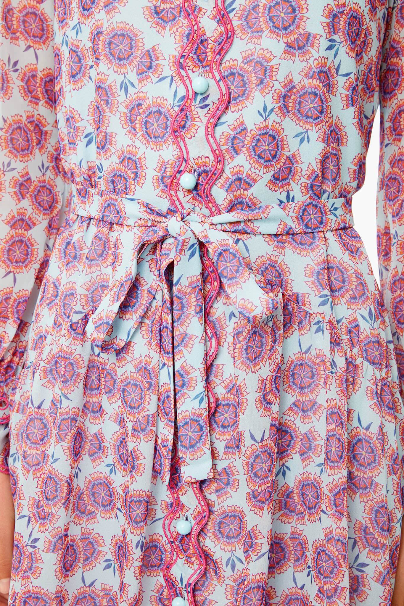 Dragonfruit Tilly Ruffle Eyelet Dress - Image 6