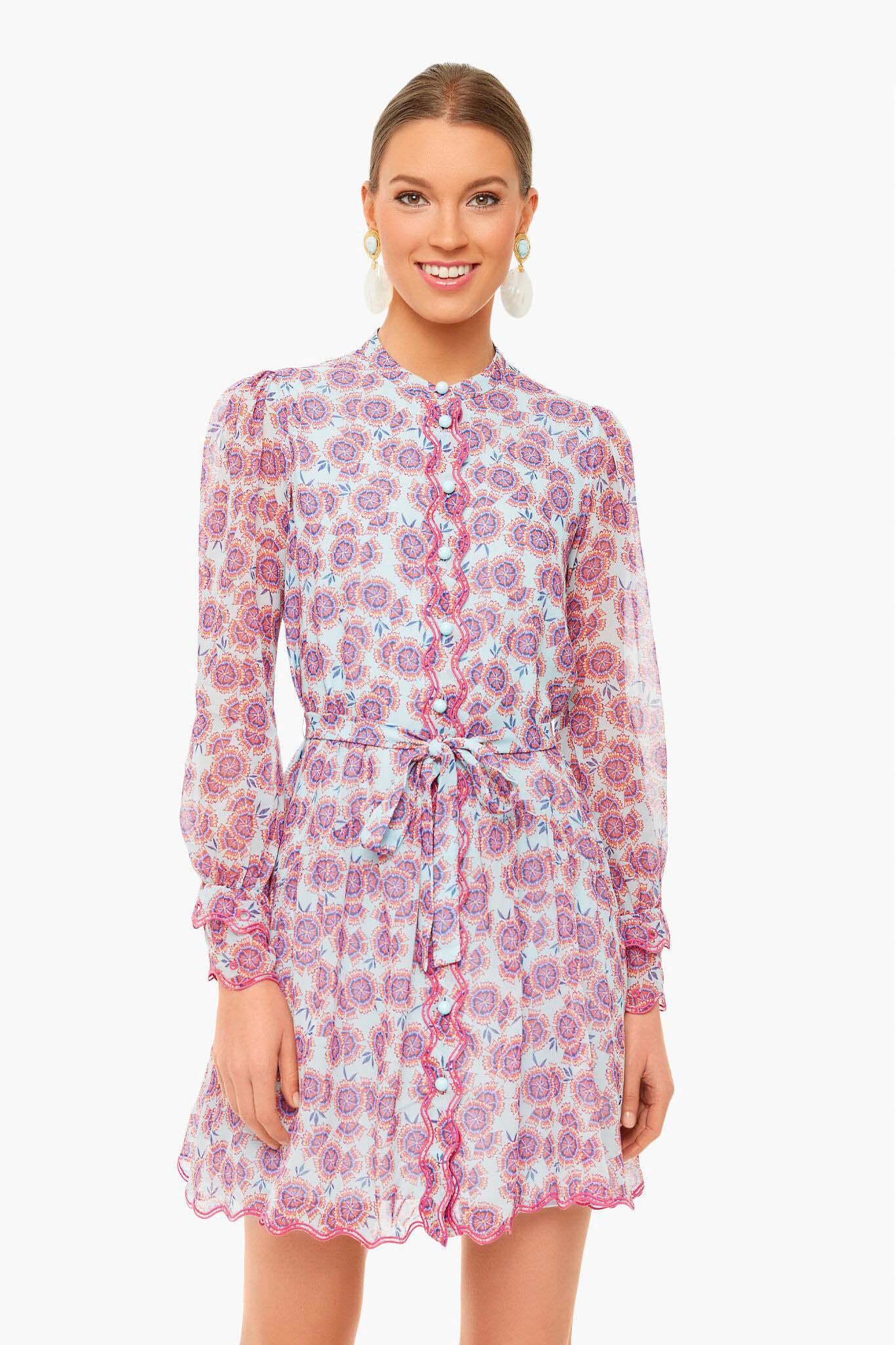 Dragonfruit Tilly Ruffle Eyelet Dress - Image 7