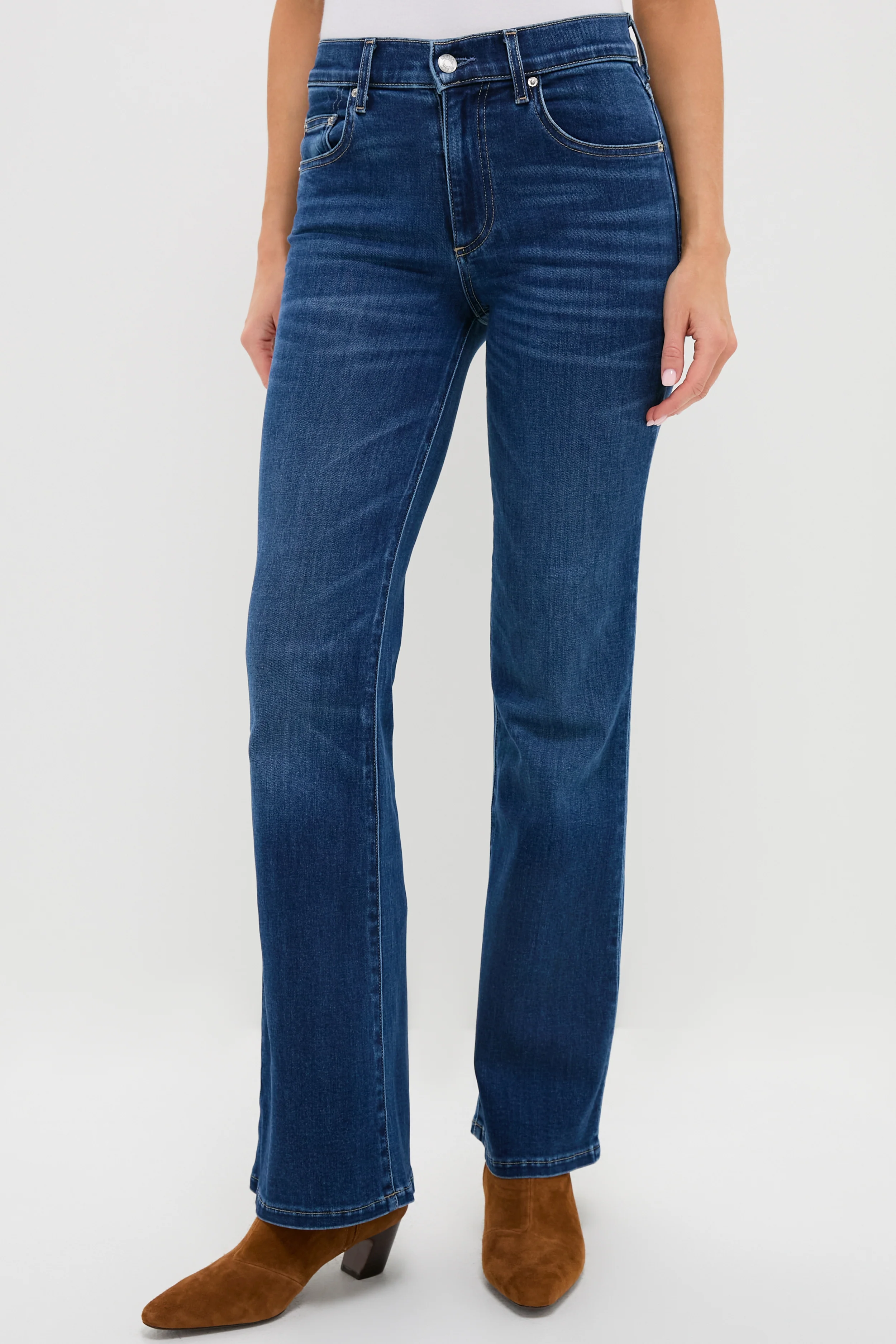 Drop in the Ocean Mid-High Rise Baby Bootcut