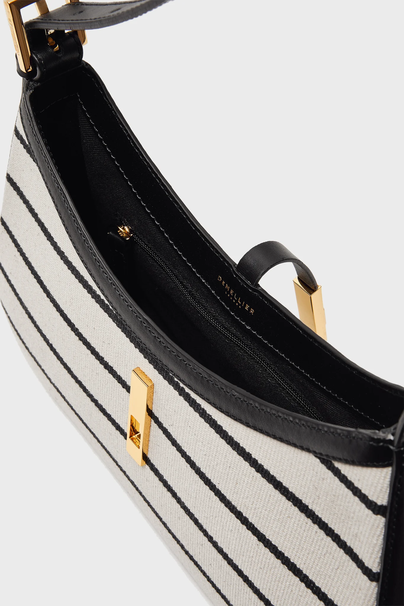 Ecru Breton Stripe Canvas Tokyo Bag - Image 5