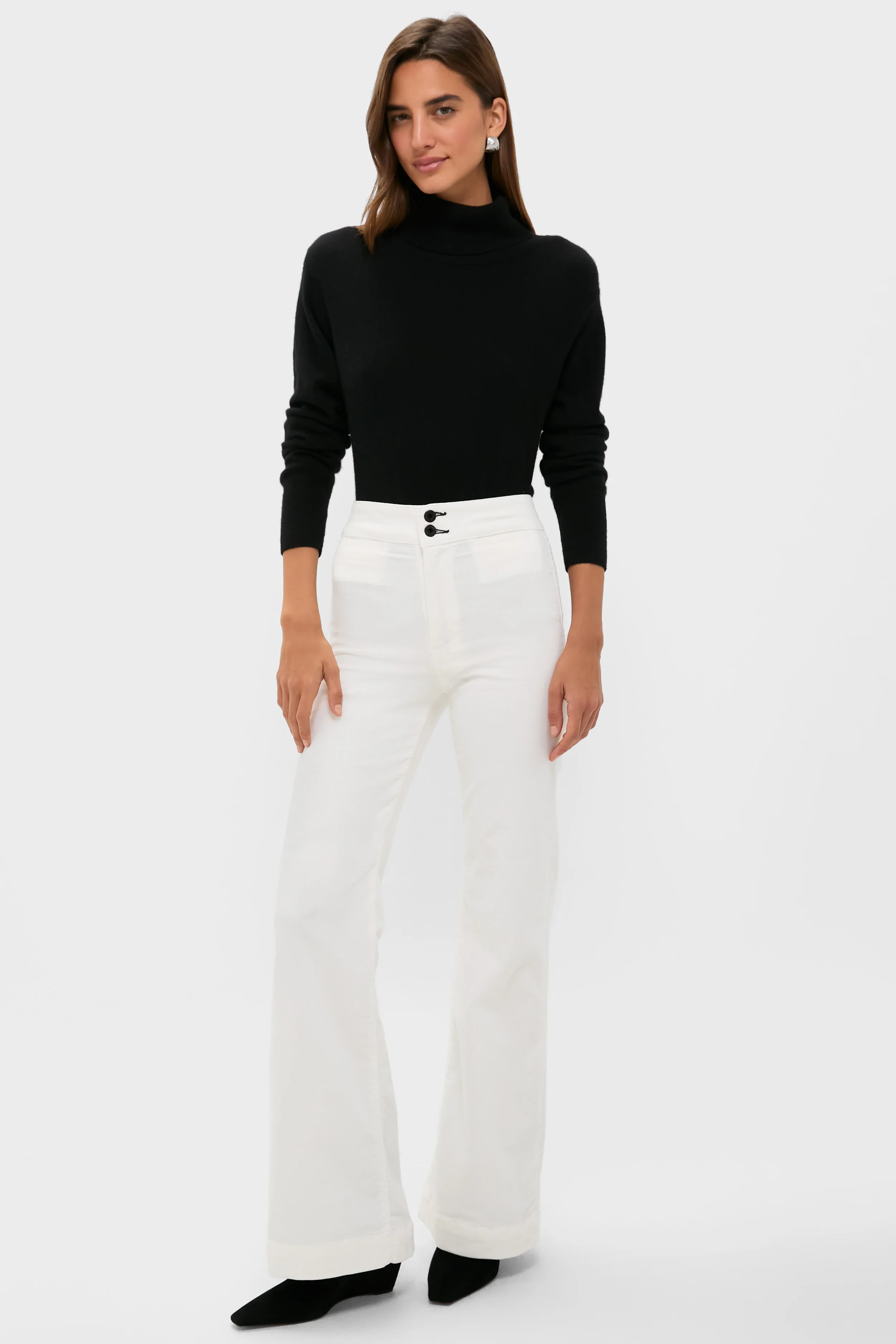 Eggshell Brighton Corduroy Wide Leg - Image 6