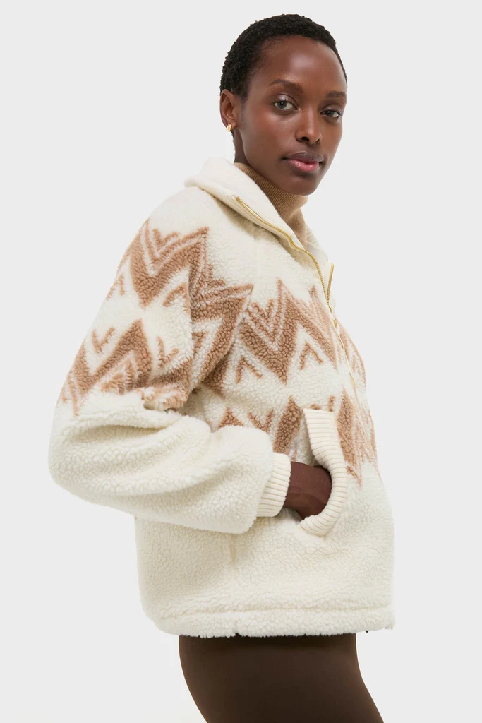 Egret Hendrik Half Zip Sherpa - Image 3