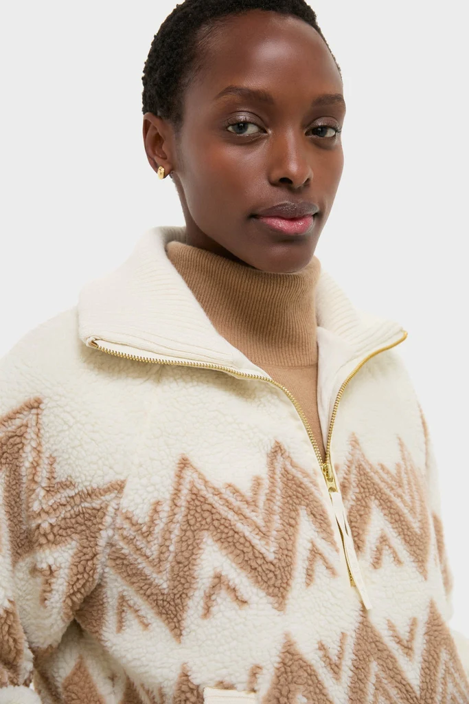 Egret Hendrik Half Zip Sherpa - Image 5