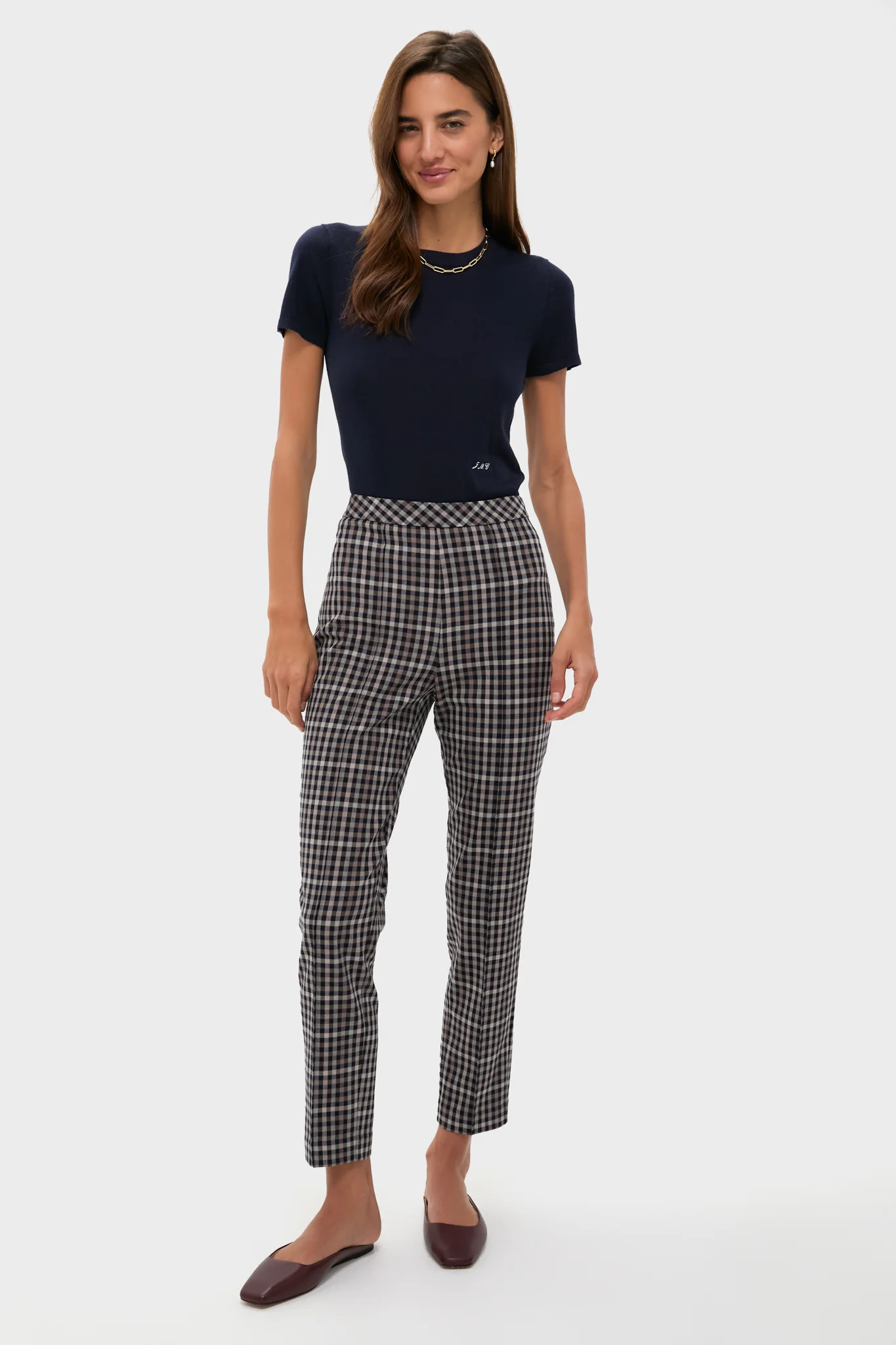 English Check Audrey Pants - Image 6