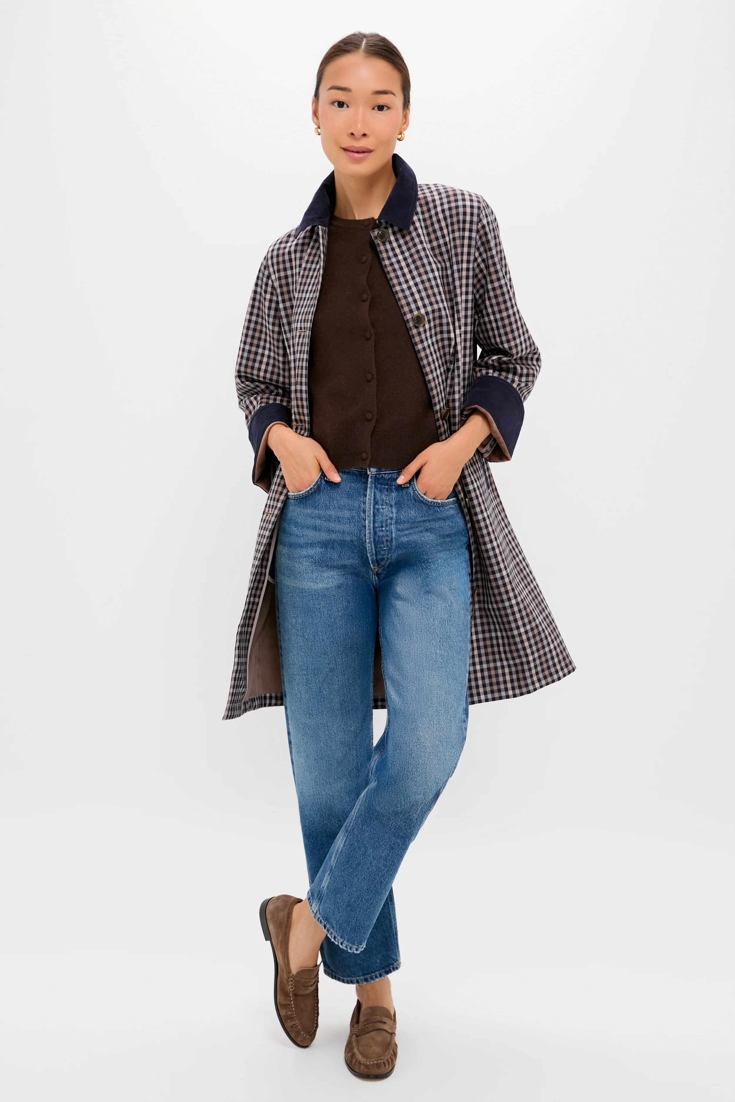 English Check London Raincoat - Image 6