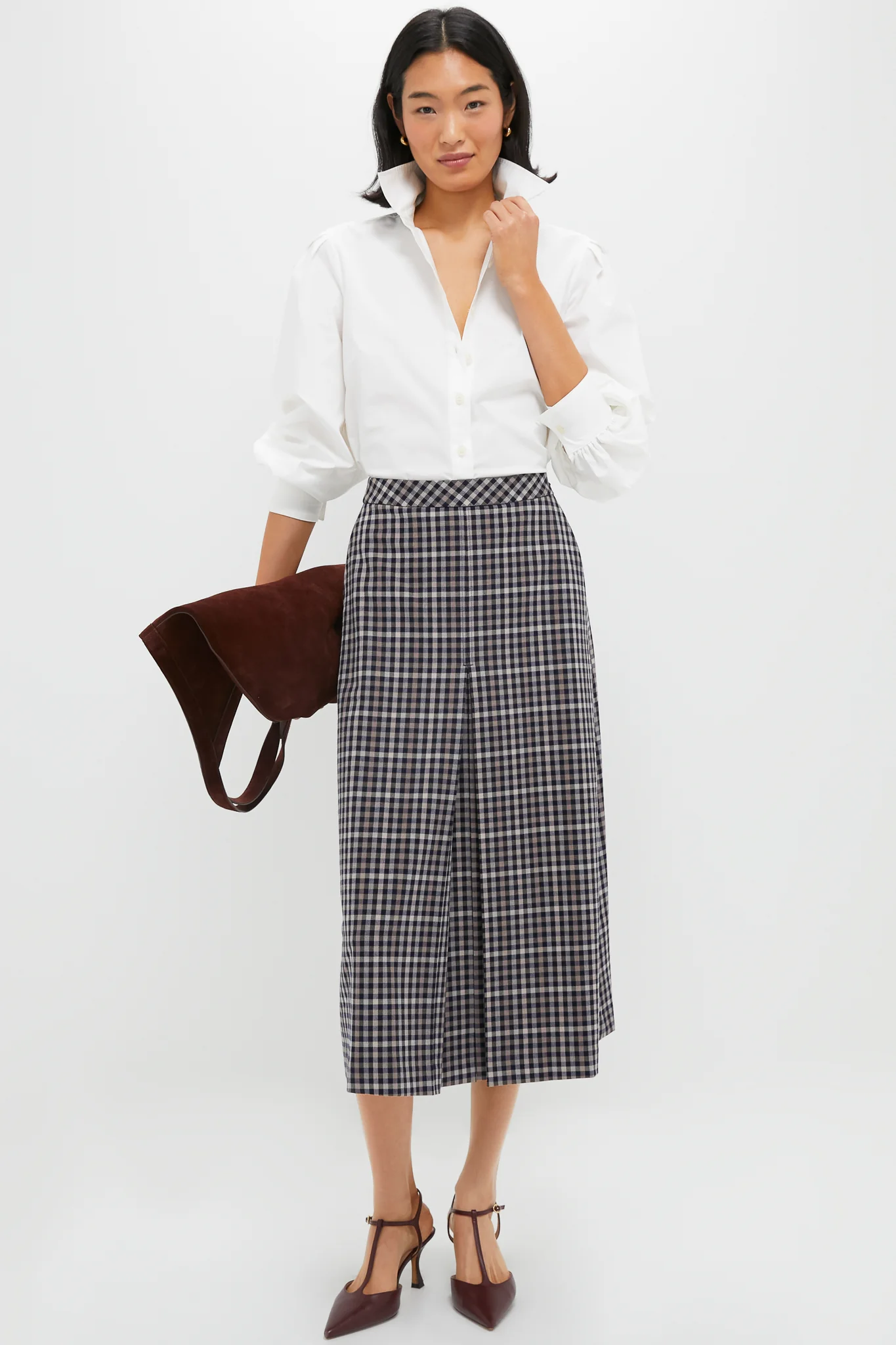 English Check Phoebe Riding Skirt - Image 2