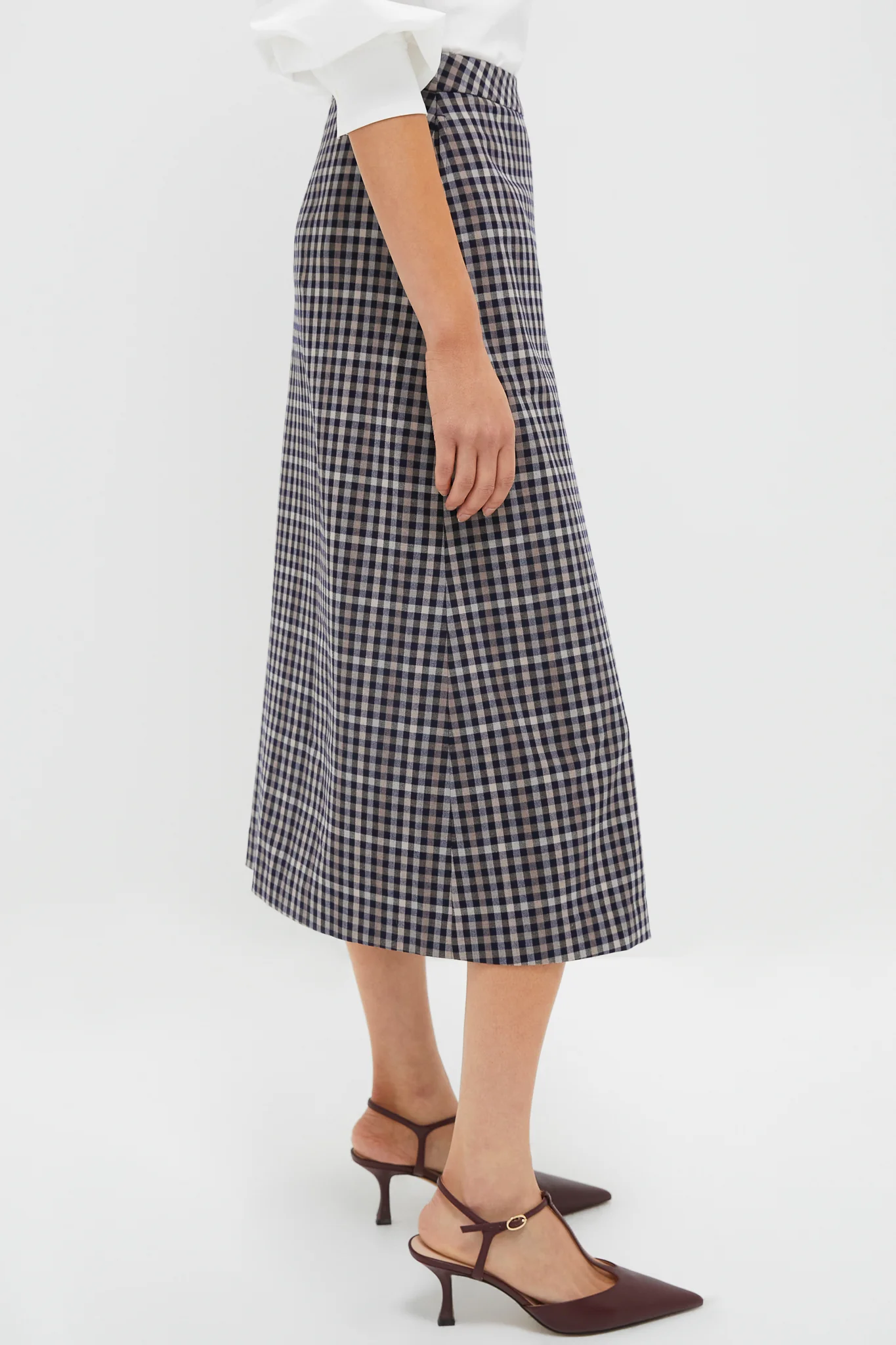 English Check Phoebe Riding Skirt - Image 3