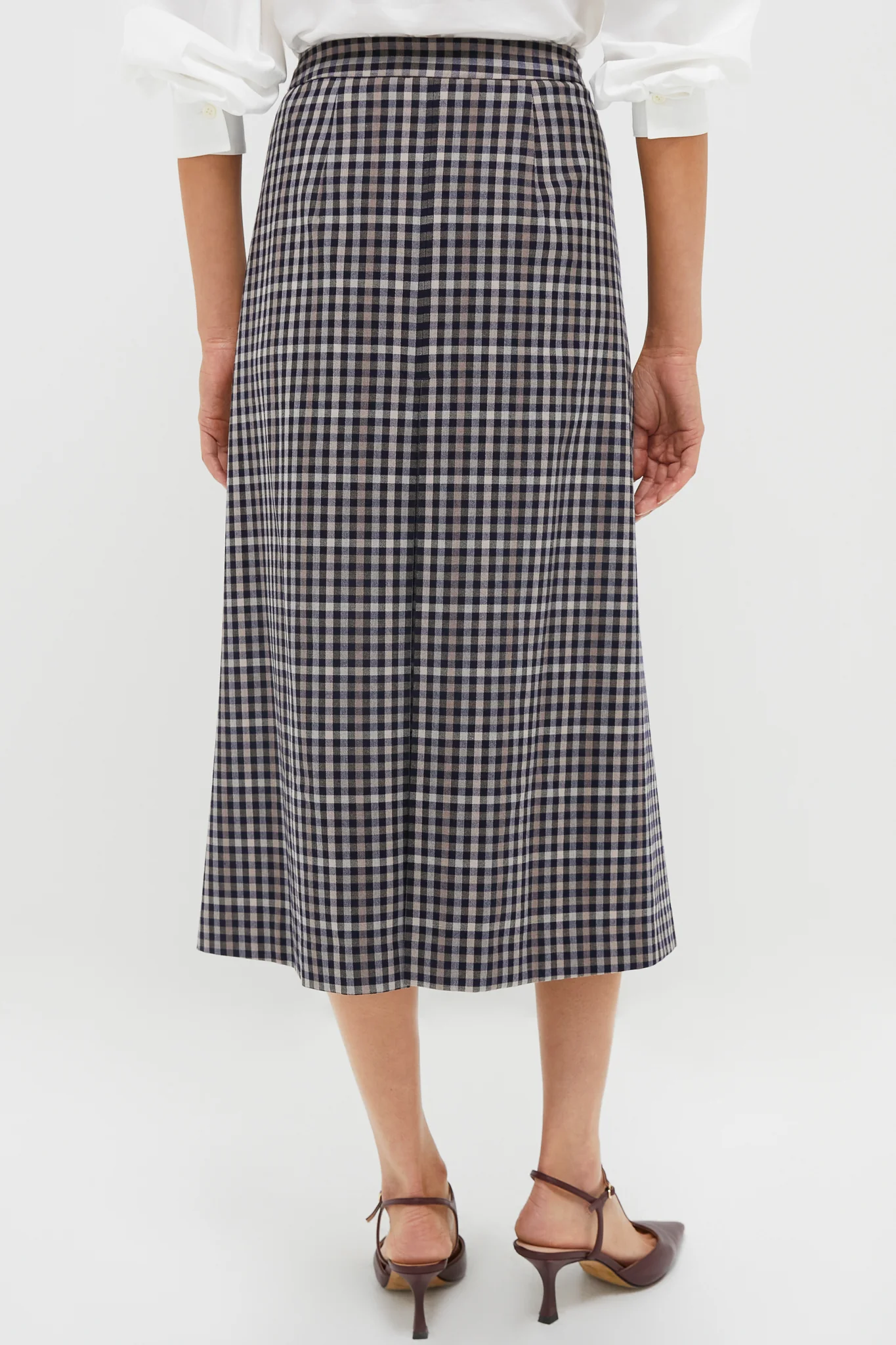 English Check Phoebe Riding Skirt - Image 4