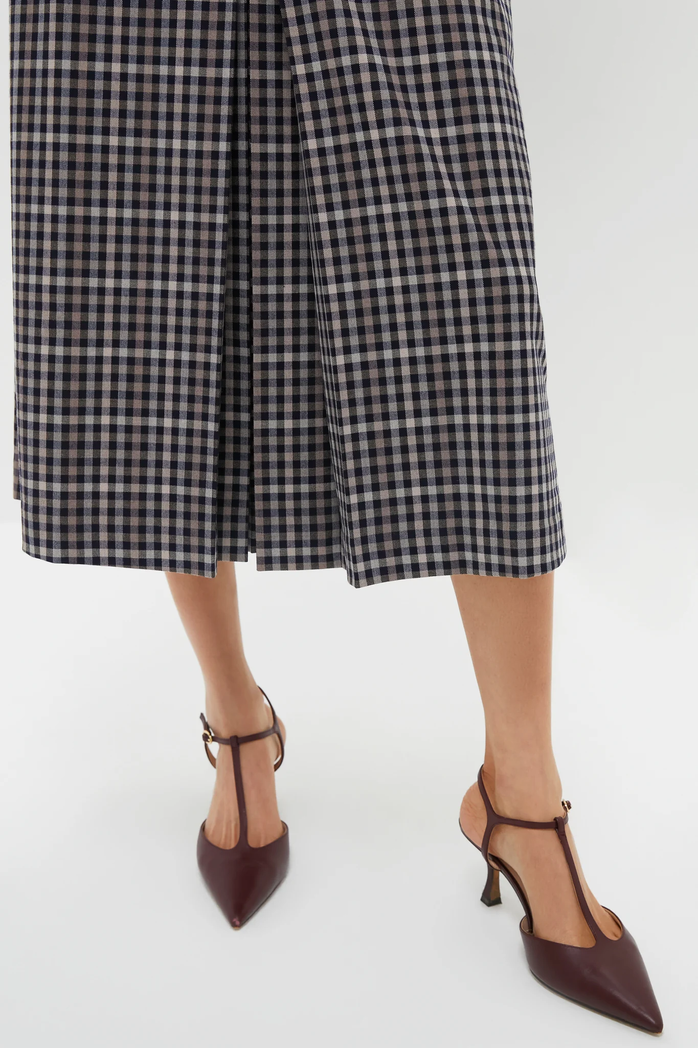 English Check Phoebe Riding Skirt - Image 5