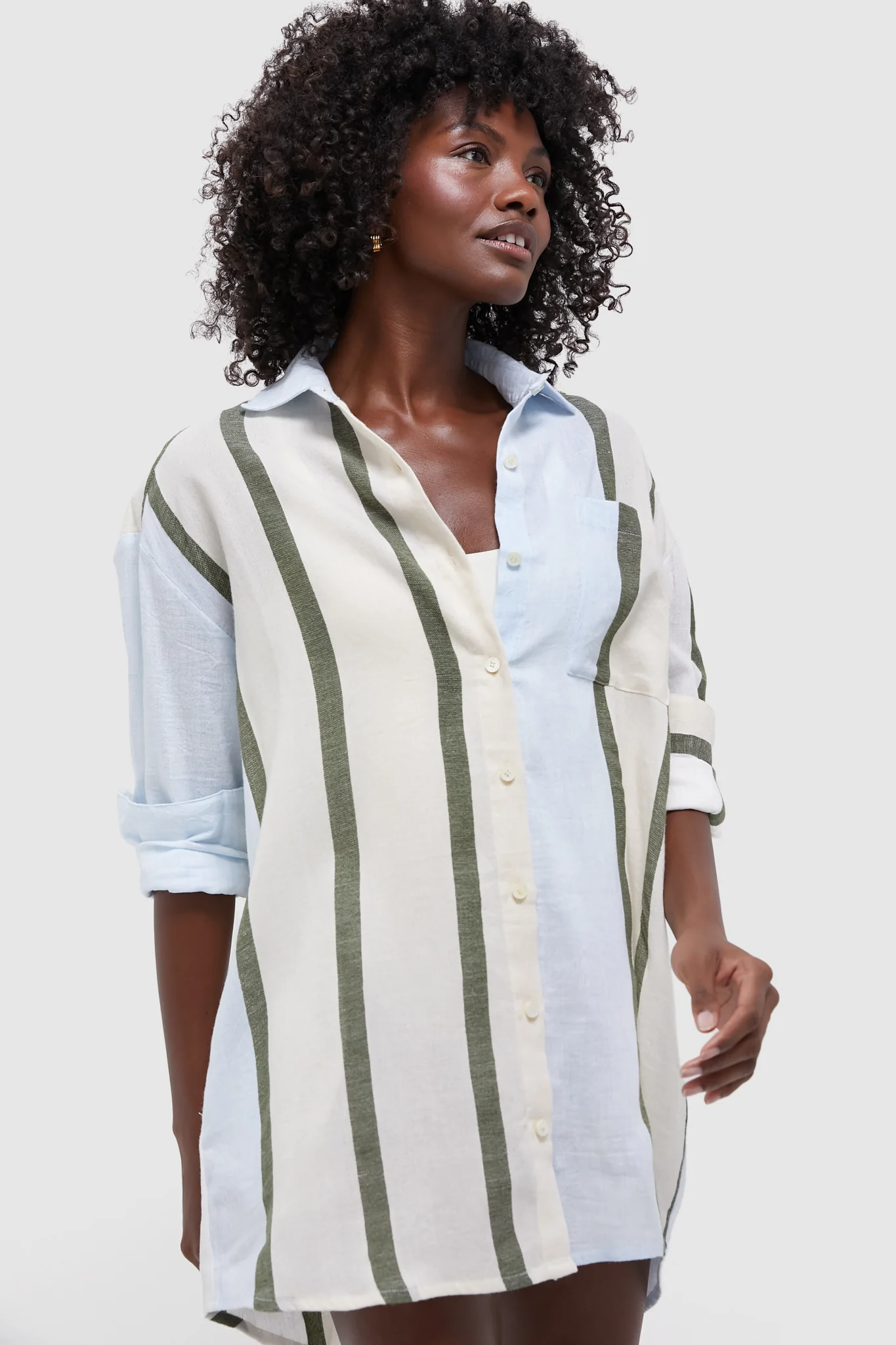 Entono Sage Mariam Shirt Dress - Image 3