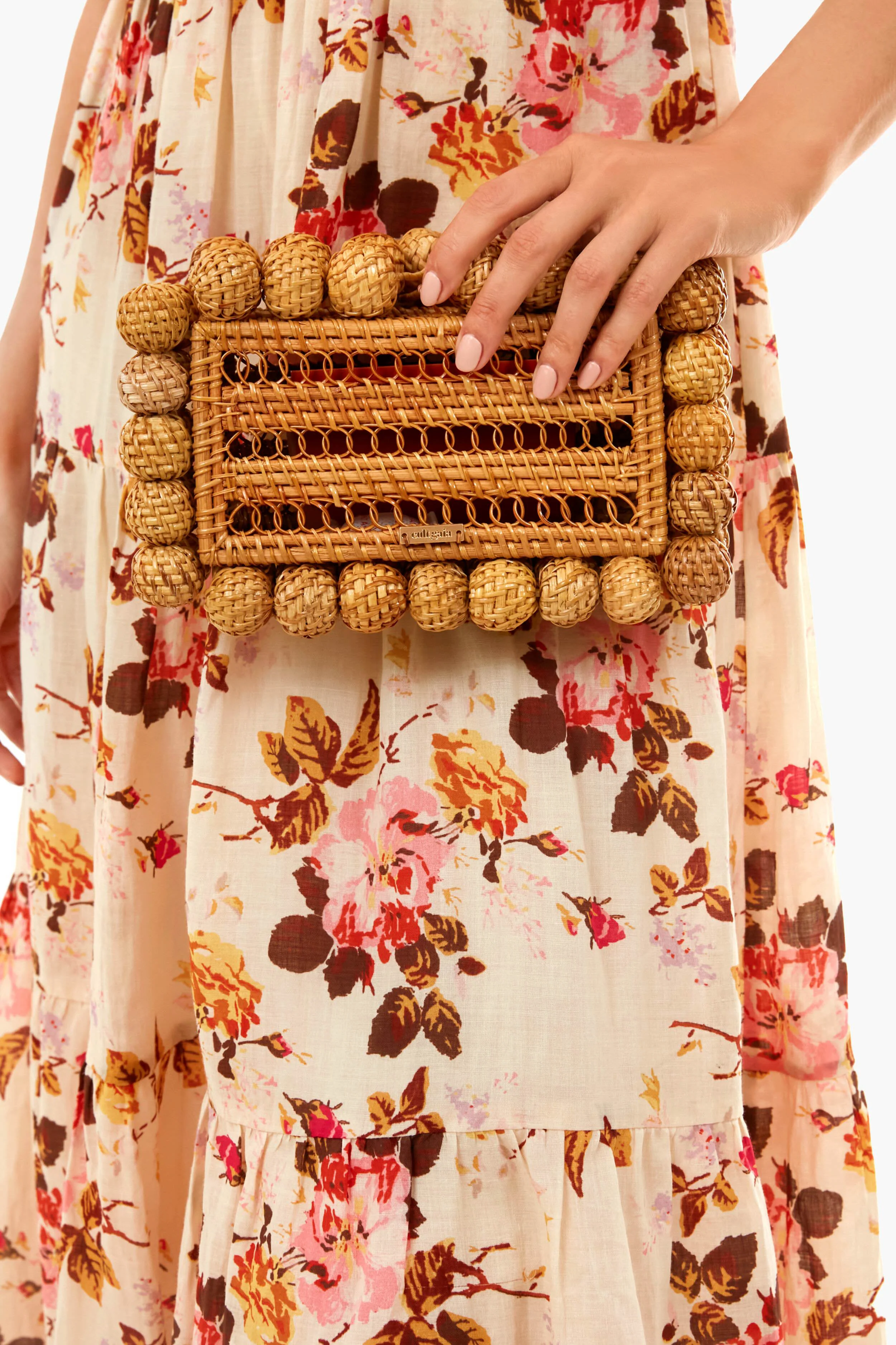 EOS Natural Rattan Clutch - Image 2