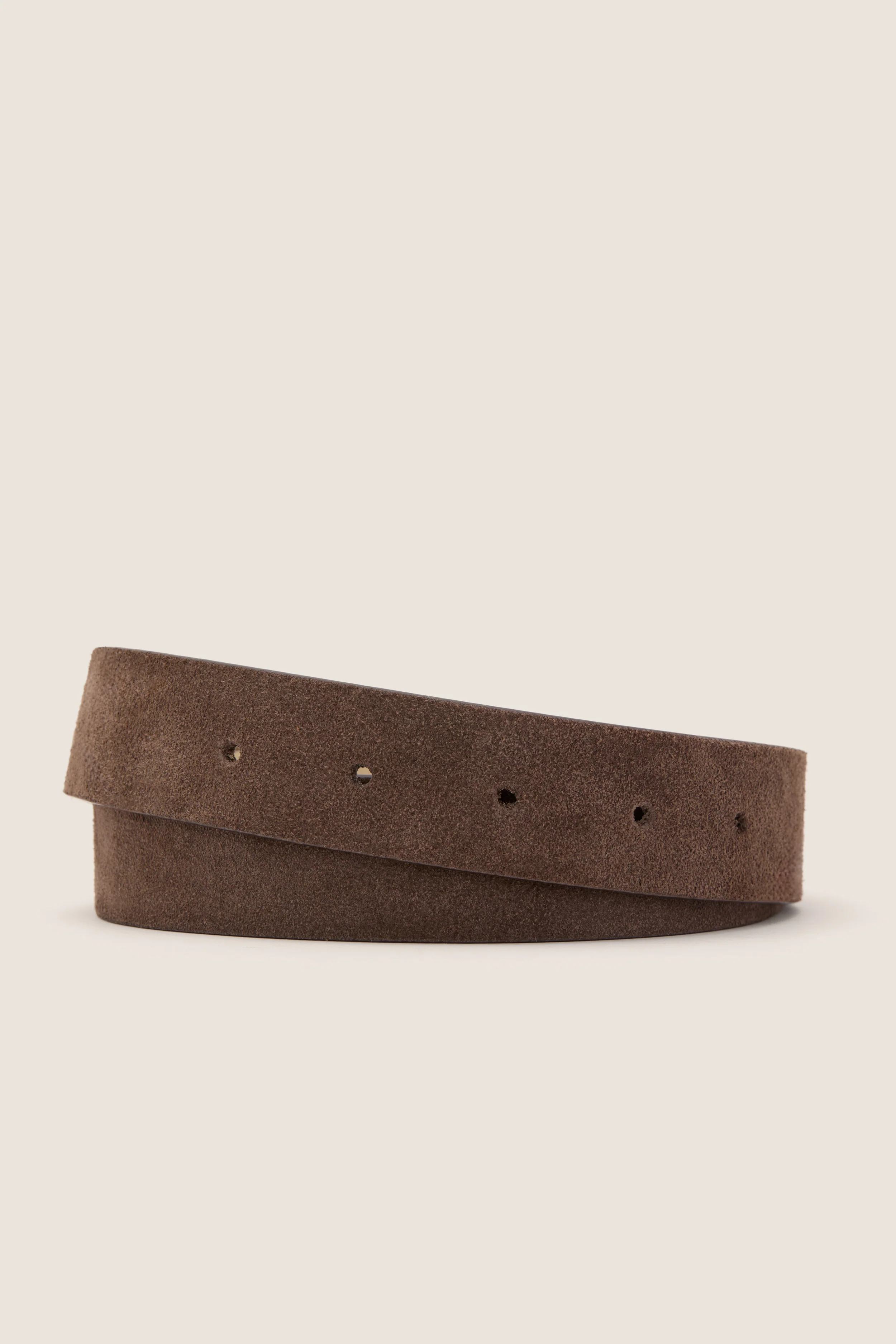 Espresso and Chantilly Suede Belt - Image 5