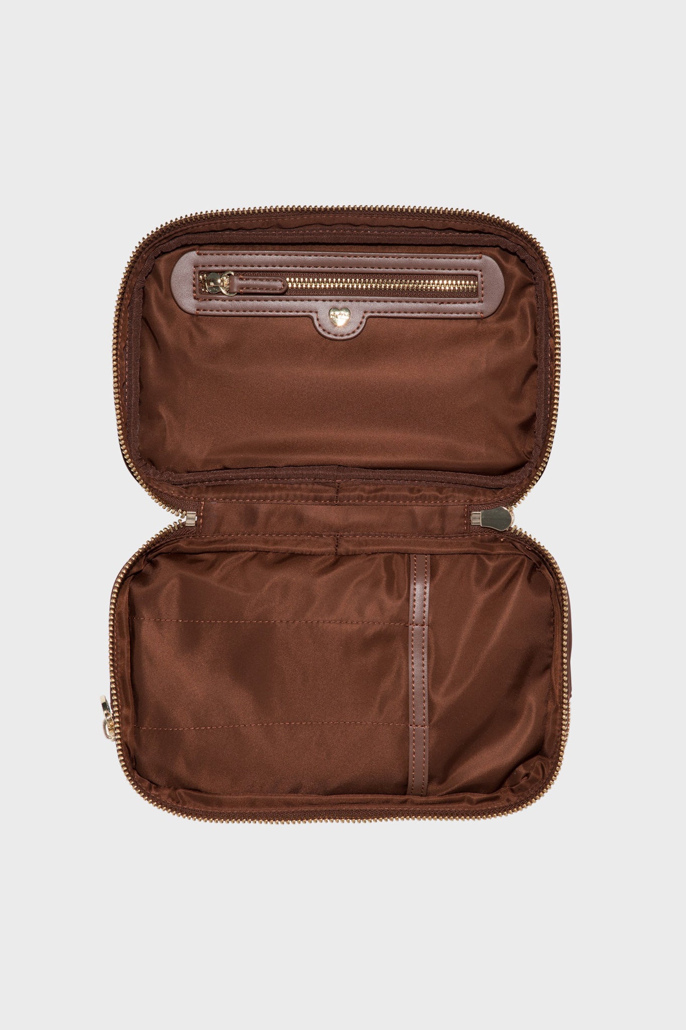 Espresso Double Zip Pouch - Image 3