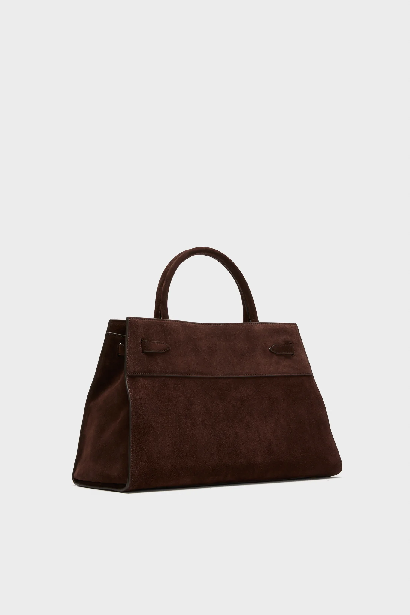 Espresso Large Suede Veronica Beard Dash Bag - Image 5
