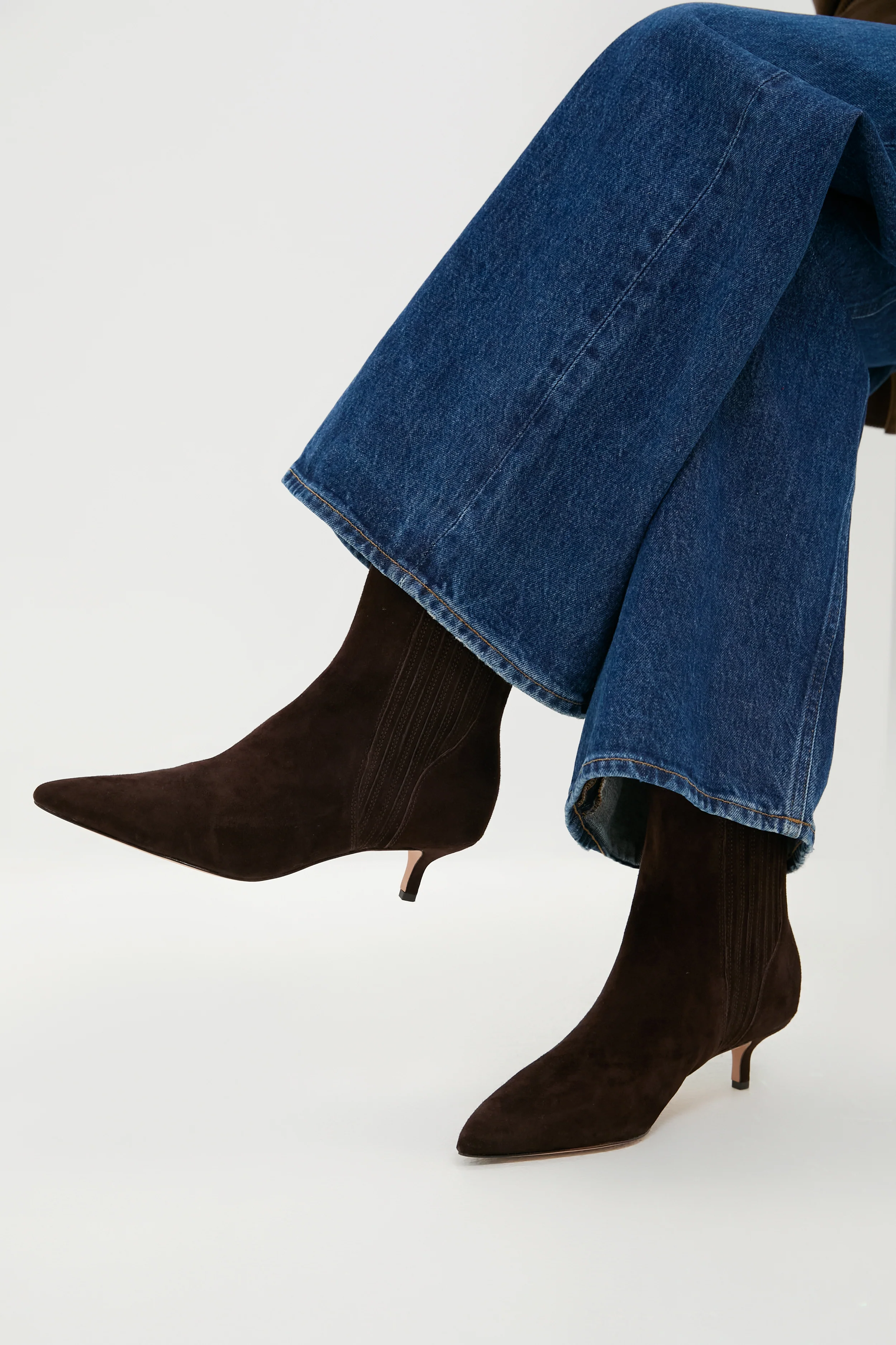 Espresso Lisa 45 Suede Boots - Image 2