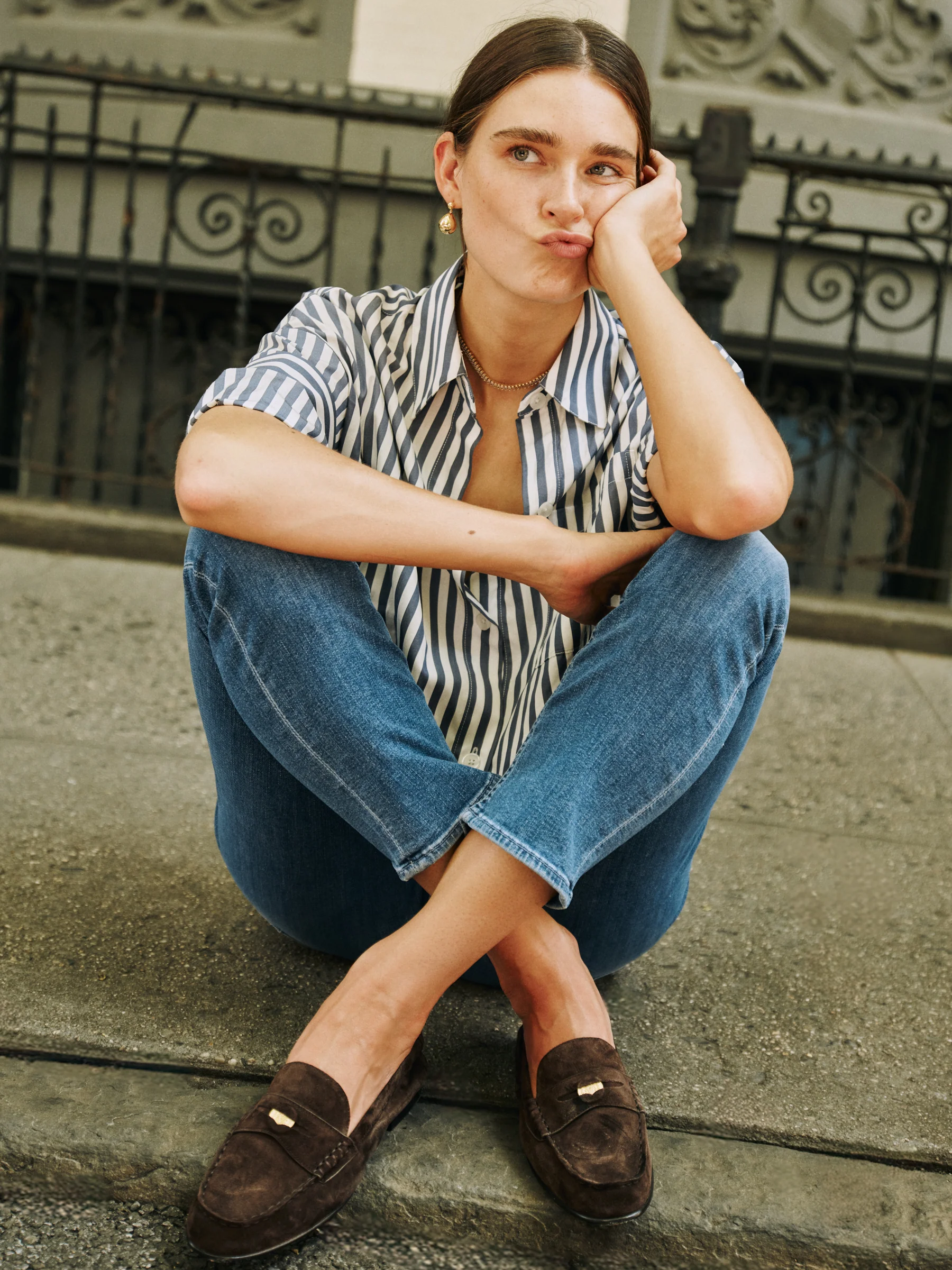 Espresso Penny Loafers - Image 6