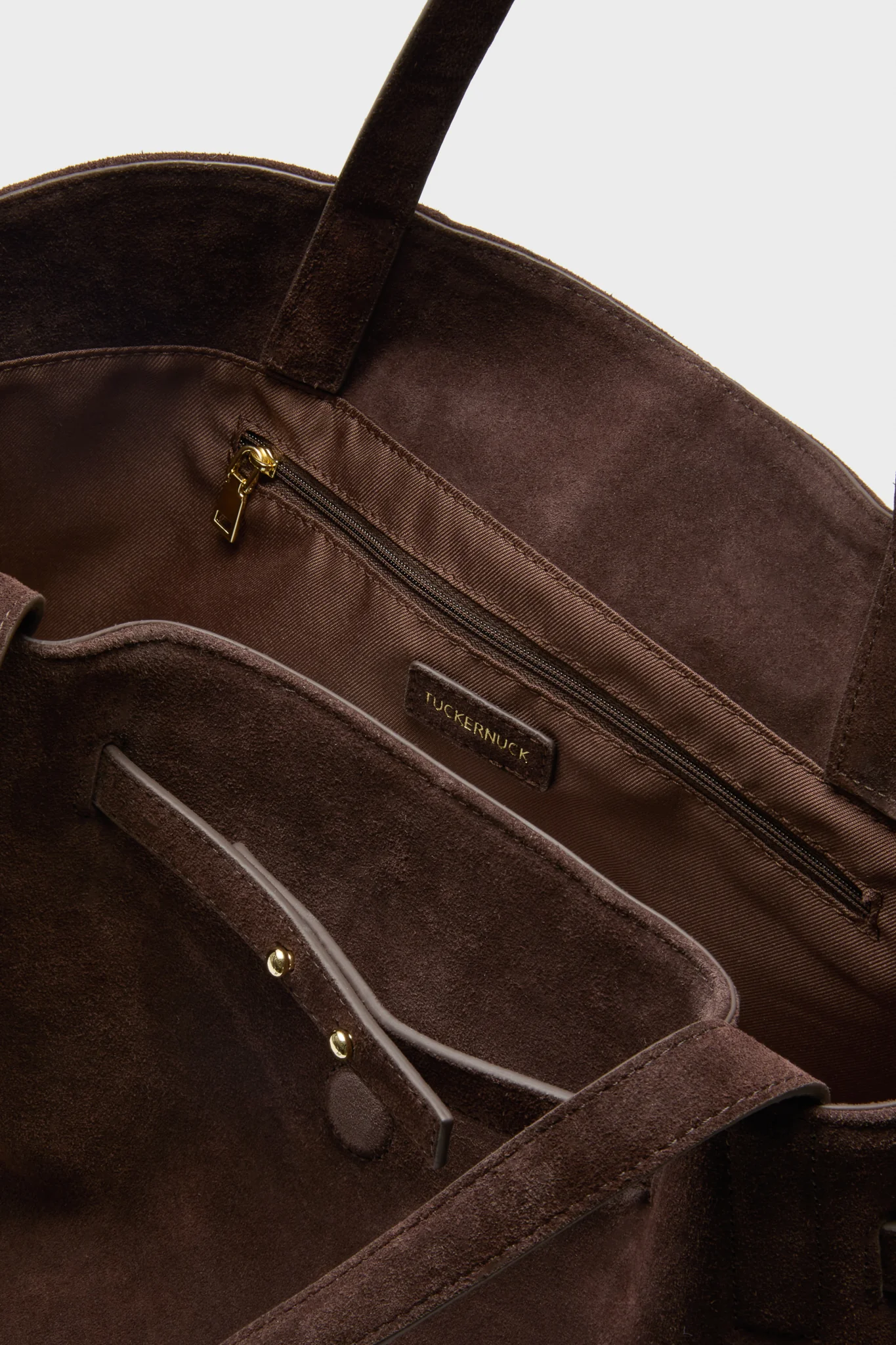 Espresso Suede Blaine Tote - Image 5