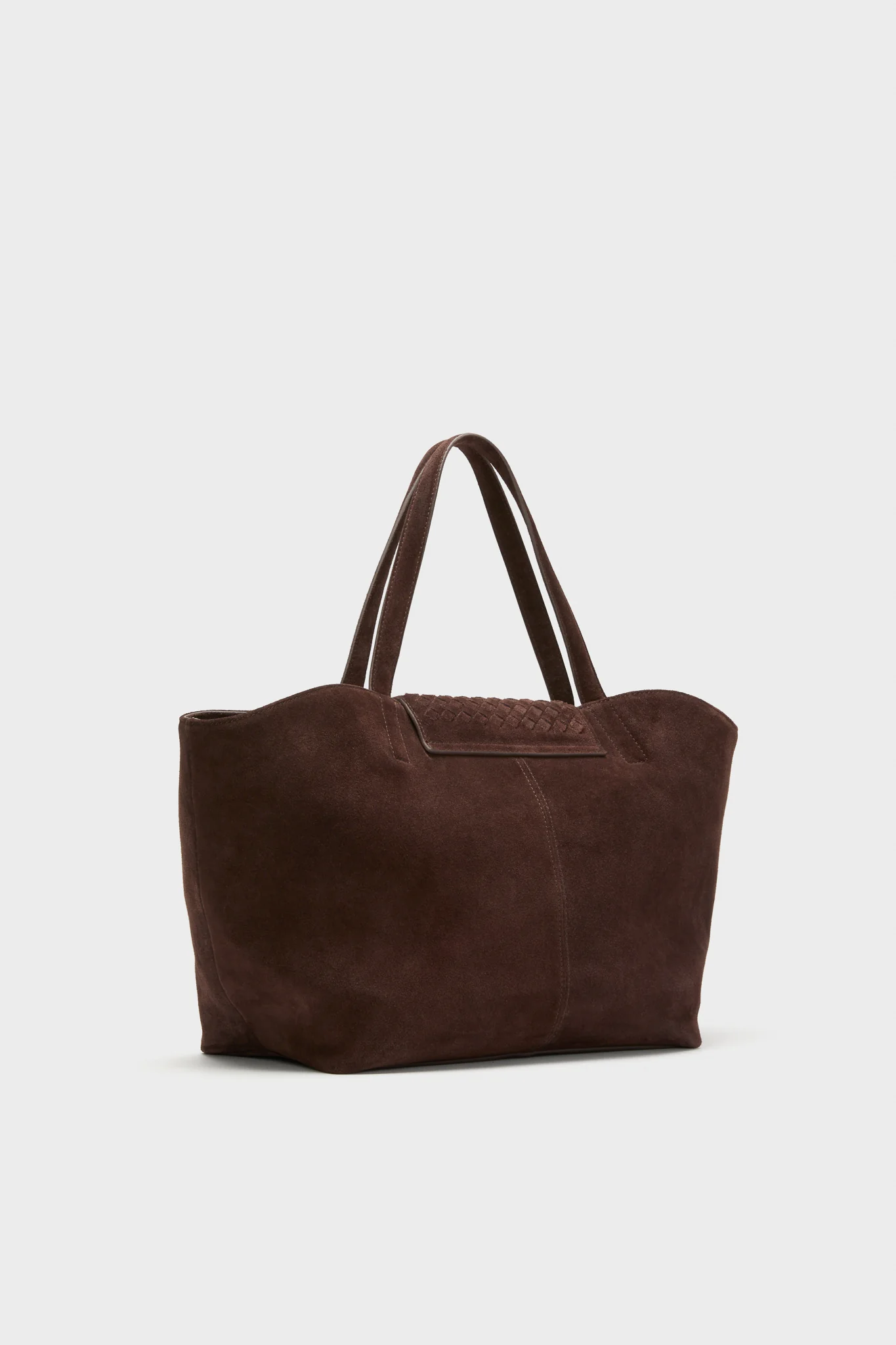 Espresso Suede Blaine Tote - Image 6