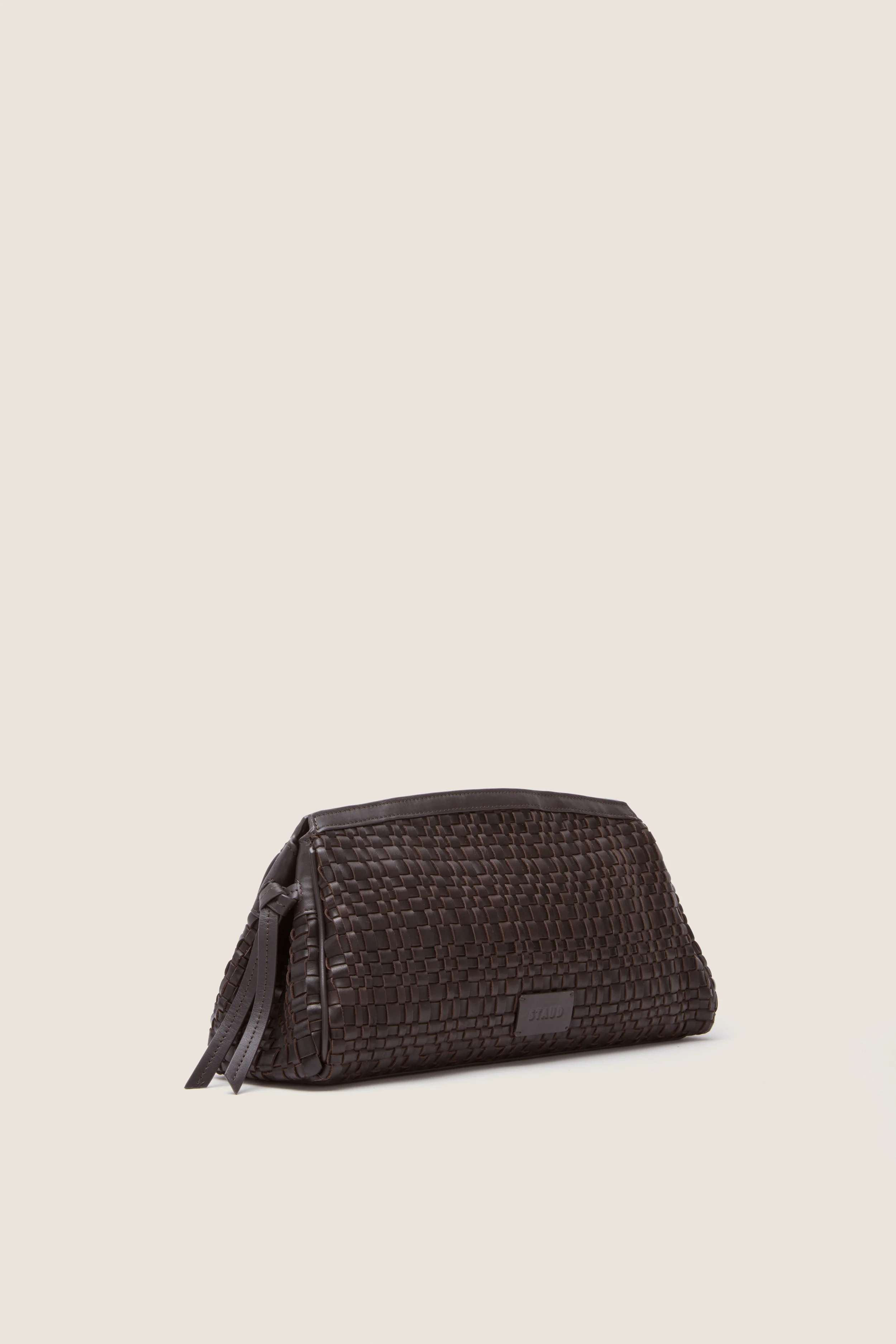 Espresso Woven Maude Soft Clutch - Image 4