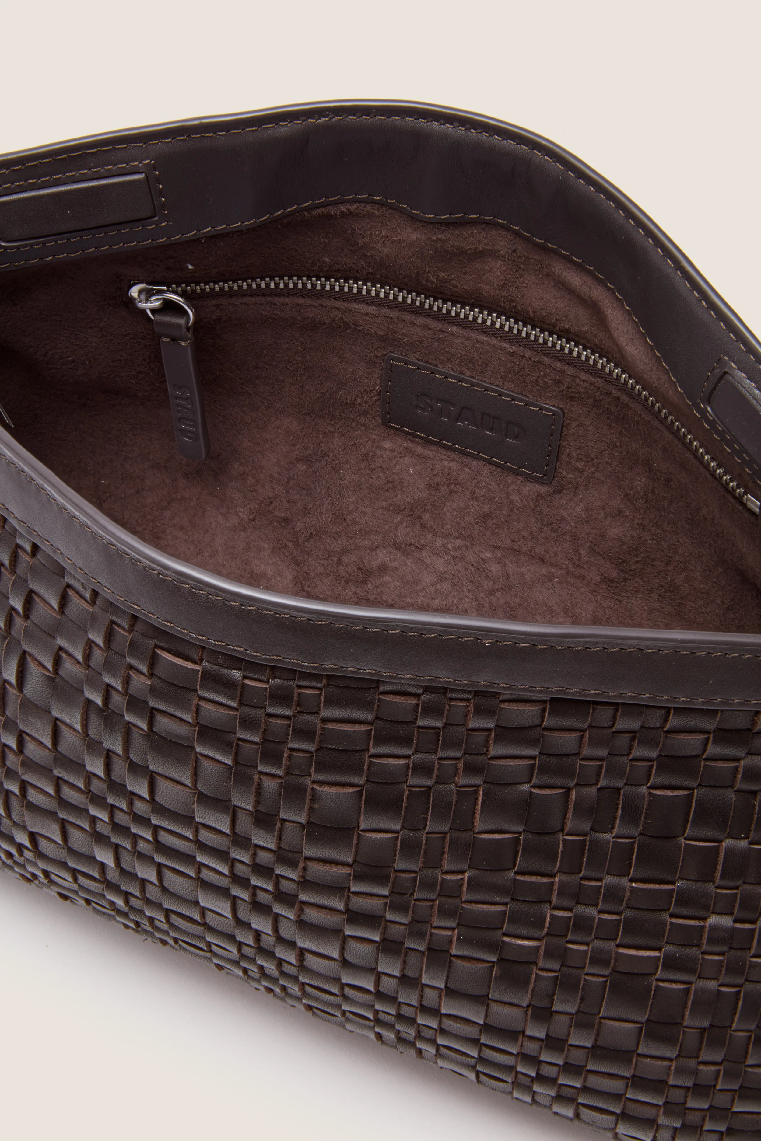 Espresso Woven Maude Soft Clutch - Image 5