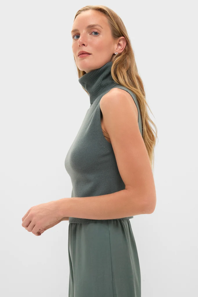 Eucalyptus Zoe Sleeveless Turtleneck - Image 3