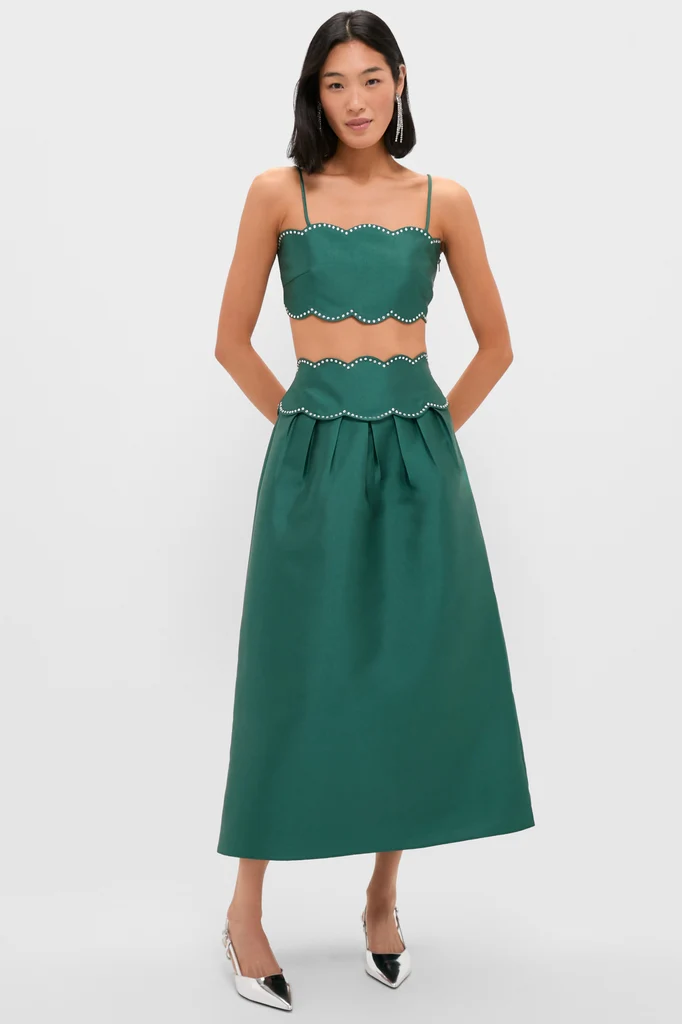 Evergreen Tashi Two Piece Maxi Dress