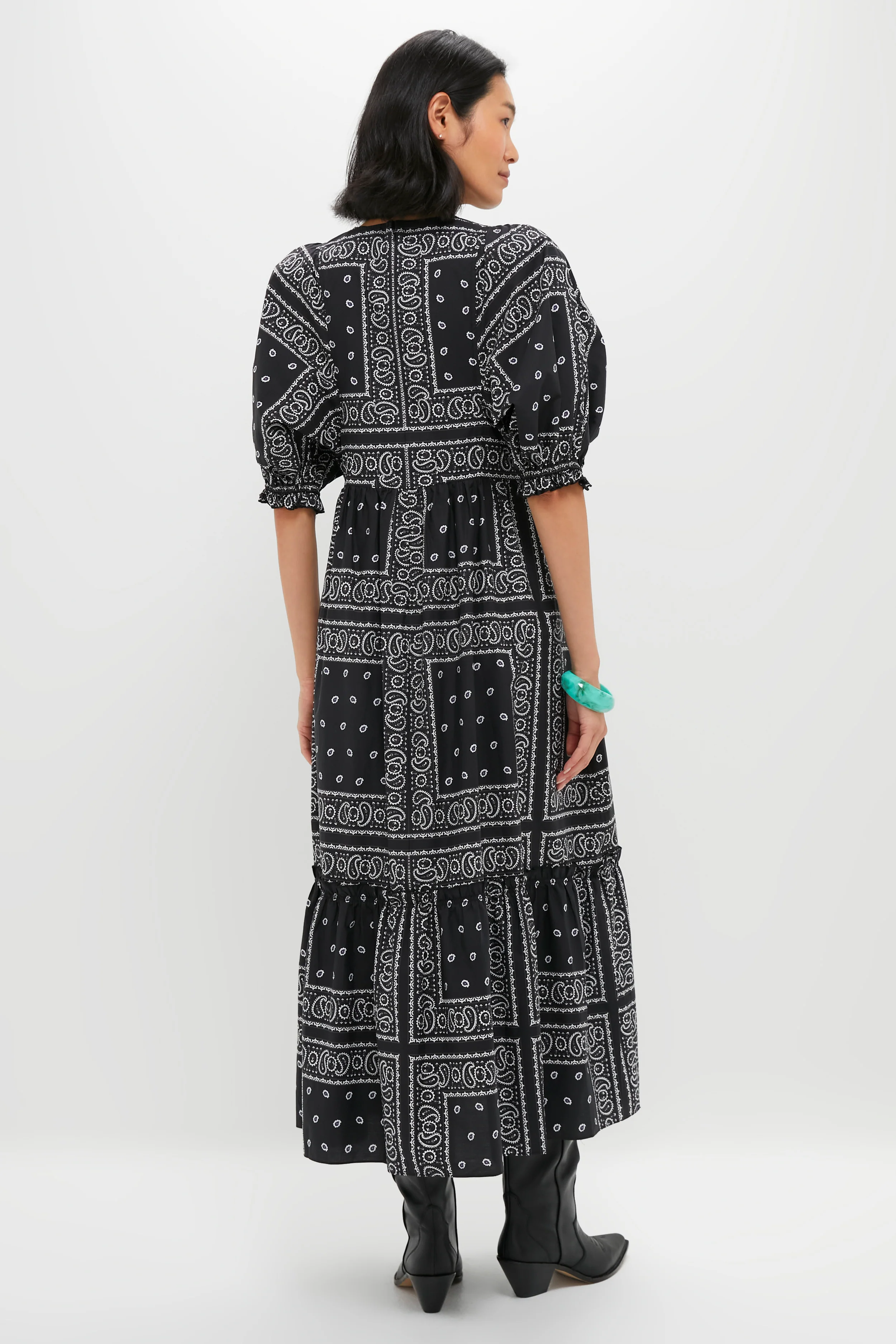Exclusive Aces Wild Black Palmer Dress - Image 4