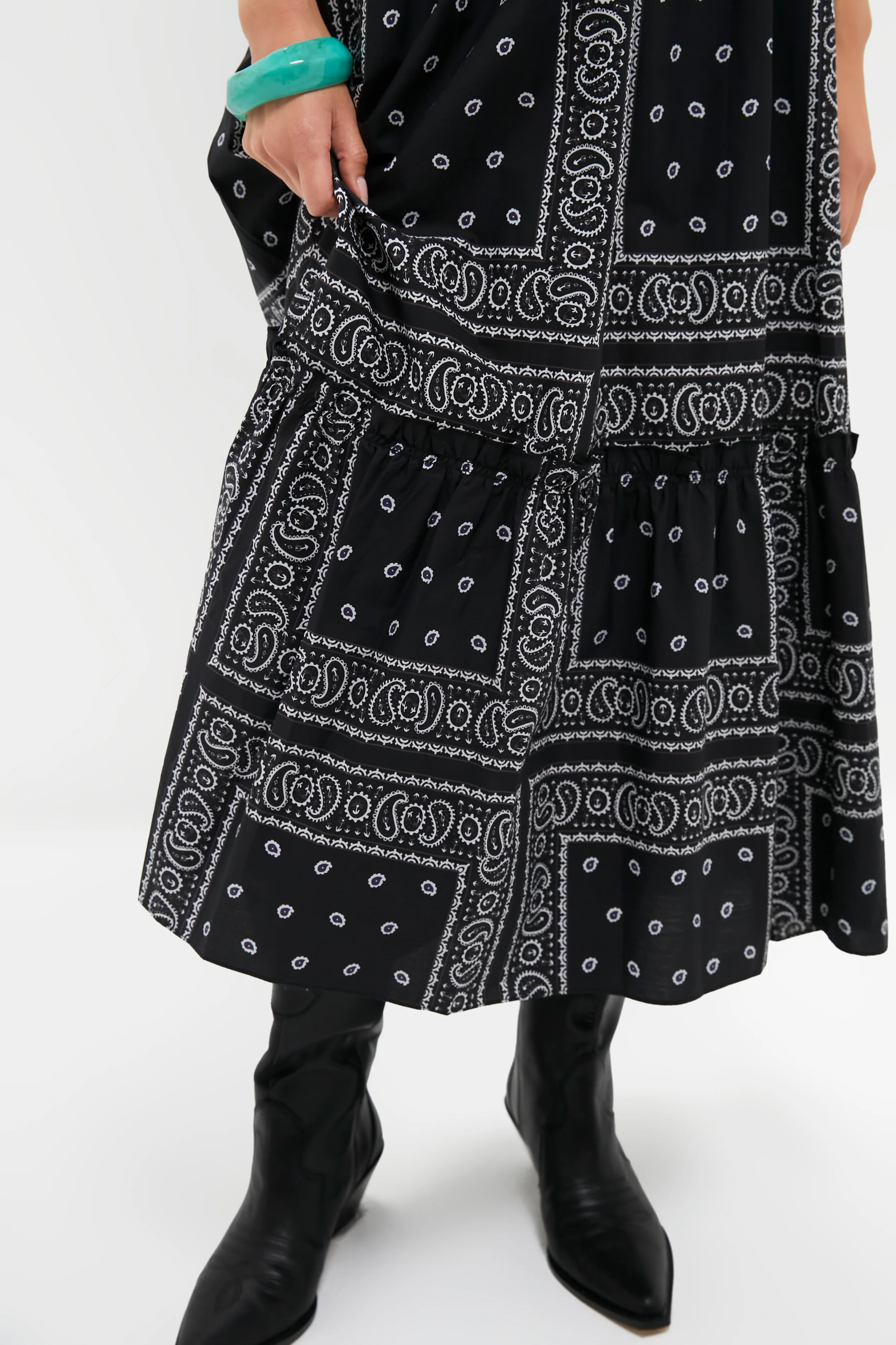 Exclusive Aces Wild Black Palmer Dress - Image 5