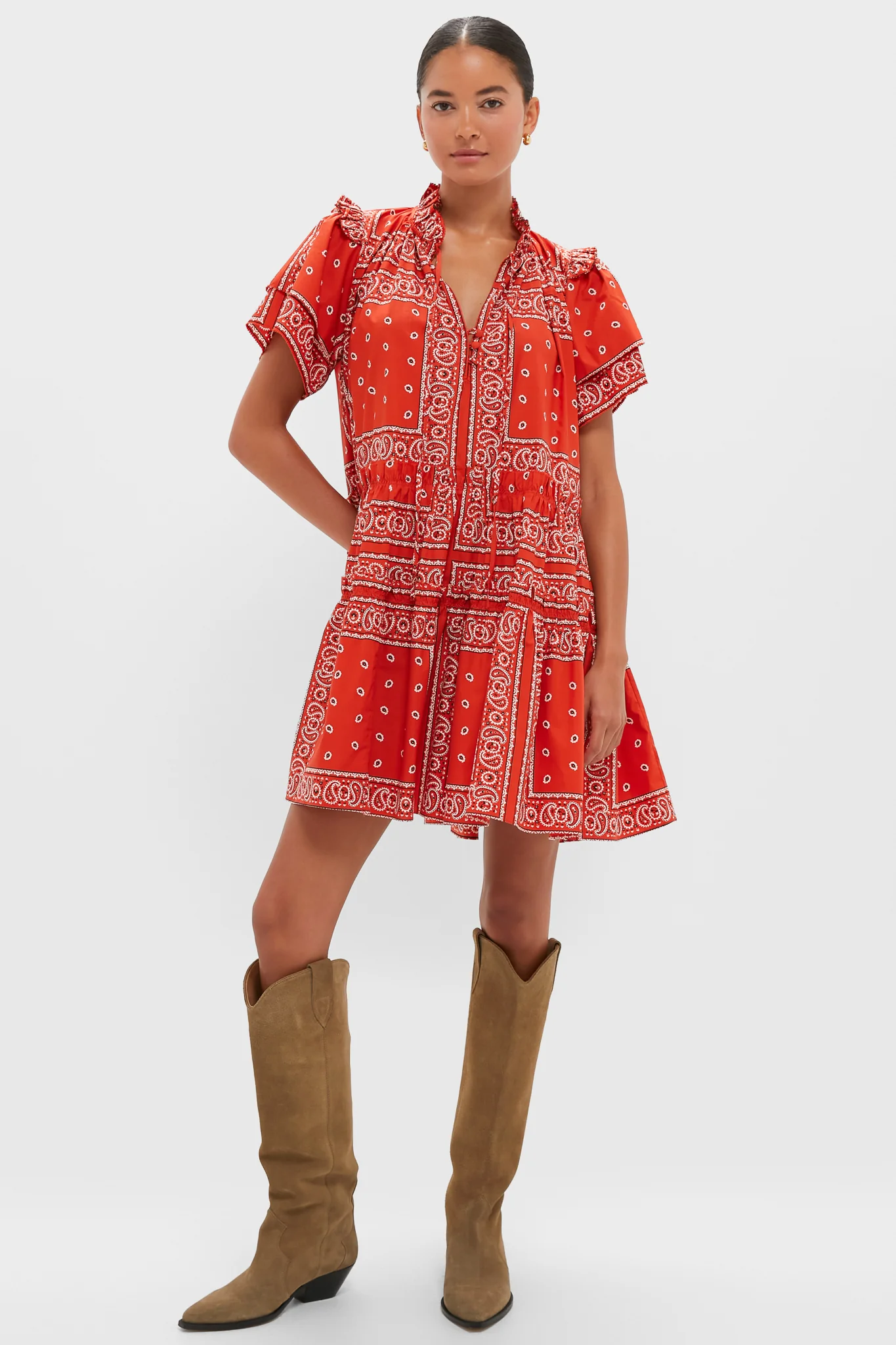 Exclusive Aces Wild Red Merritt Dress - Image 6