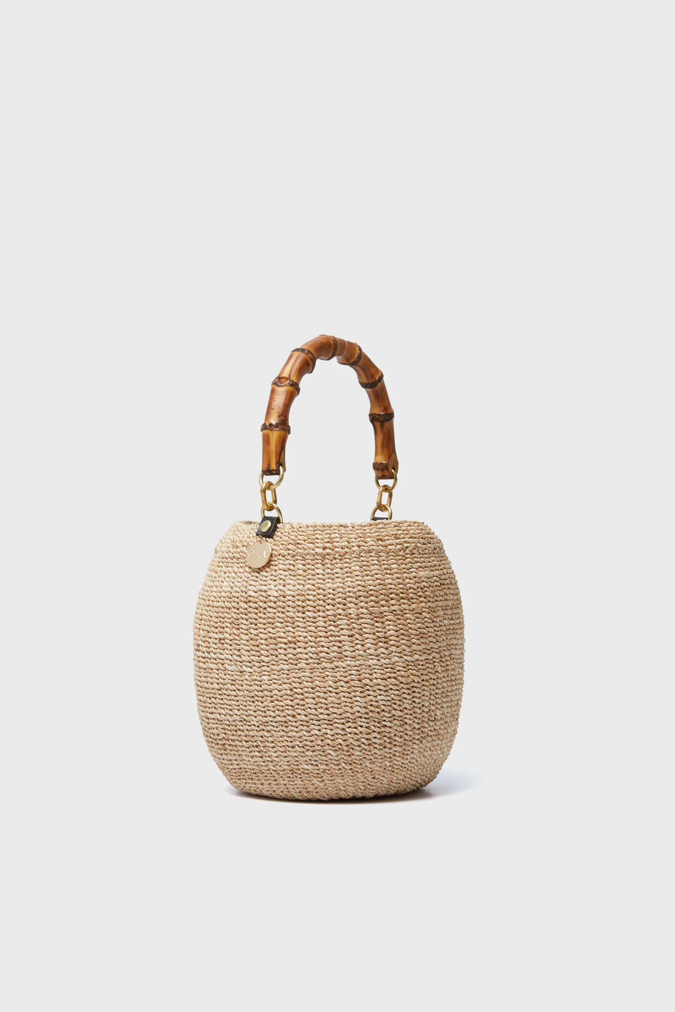 Cream Pot De Miel Bag with Bamboo Handle - Image 4