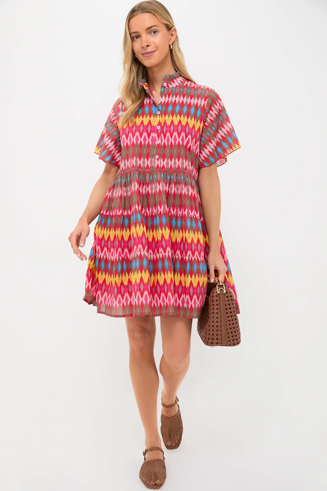 Exclusive Geraldine Red Vibeka Dress - Image 2