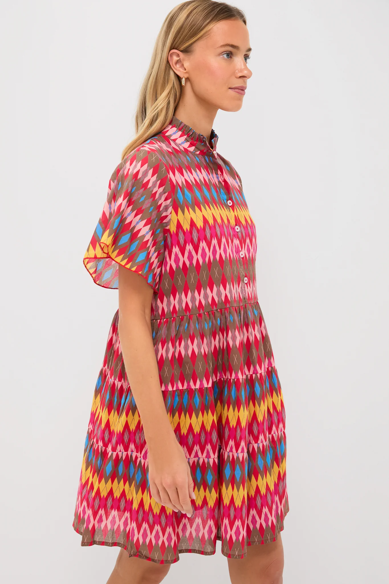 Exclusive Geraldine Red Vibeka Dress - Image 3